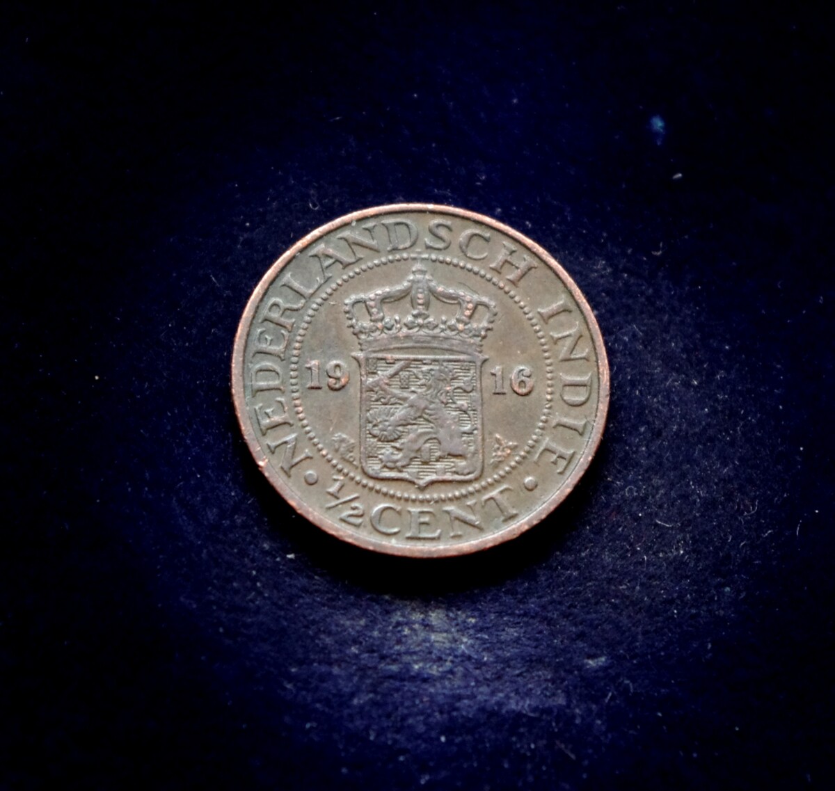moneta, 1/2 cento, Nyderlandų Rytų Indija