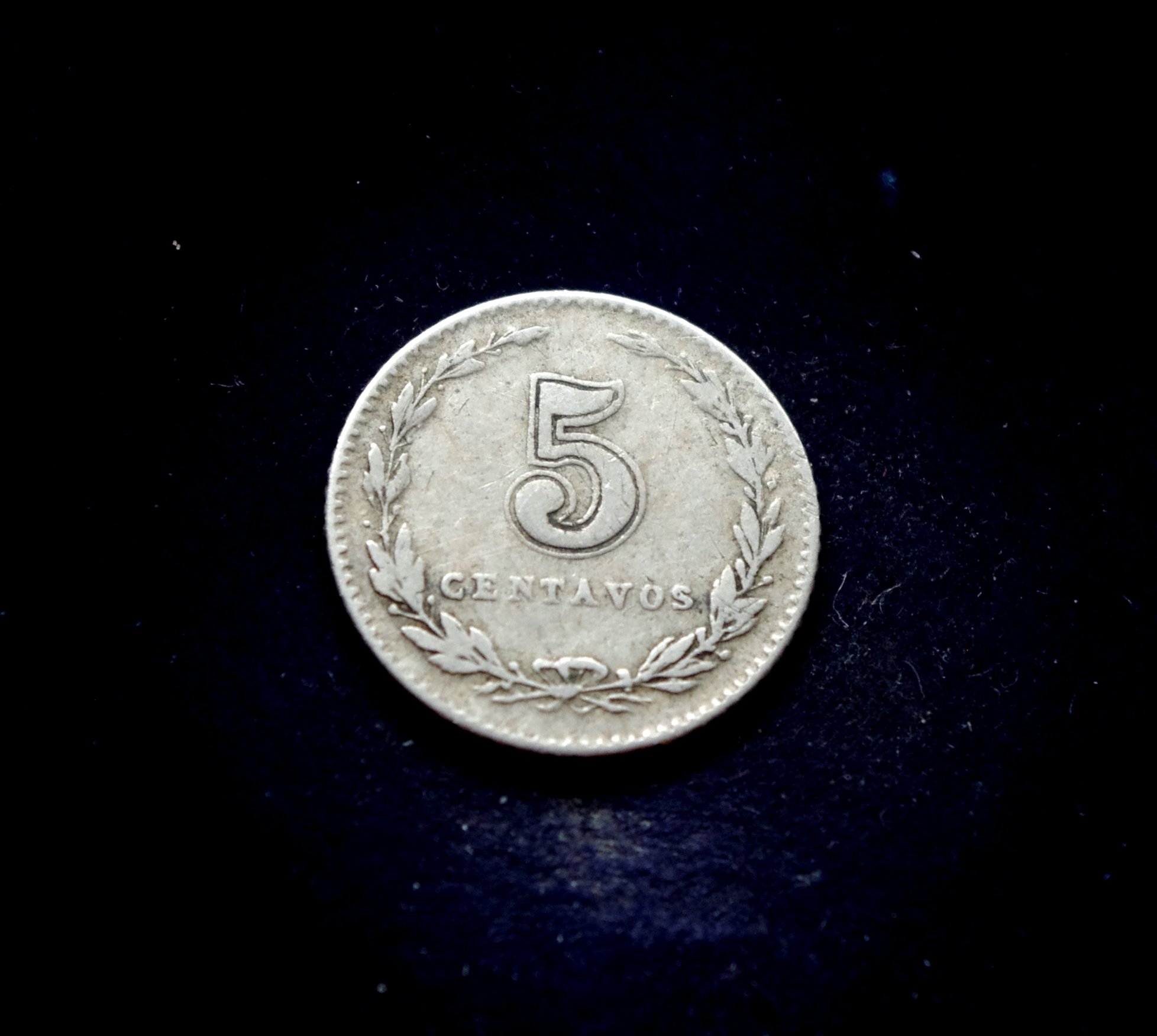 moneta, 5 sentavai, Argentina