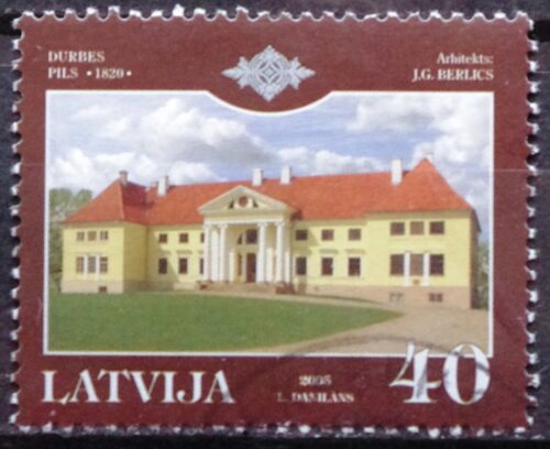 Pašto ženklas, Latvija, pilis