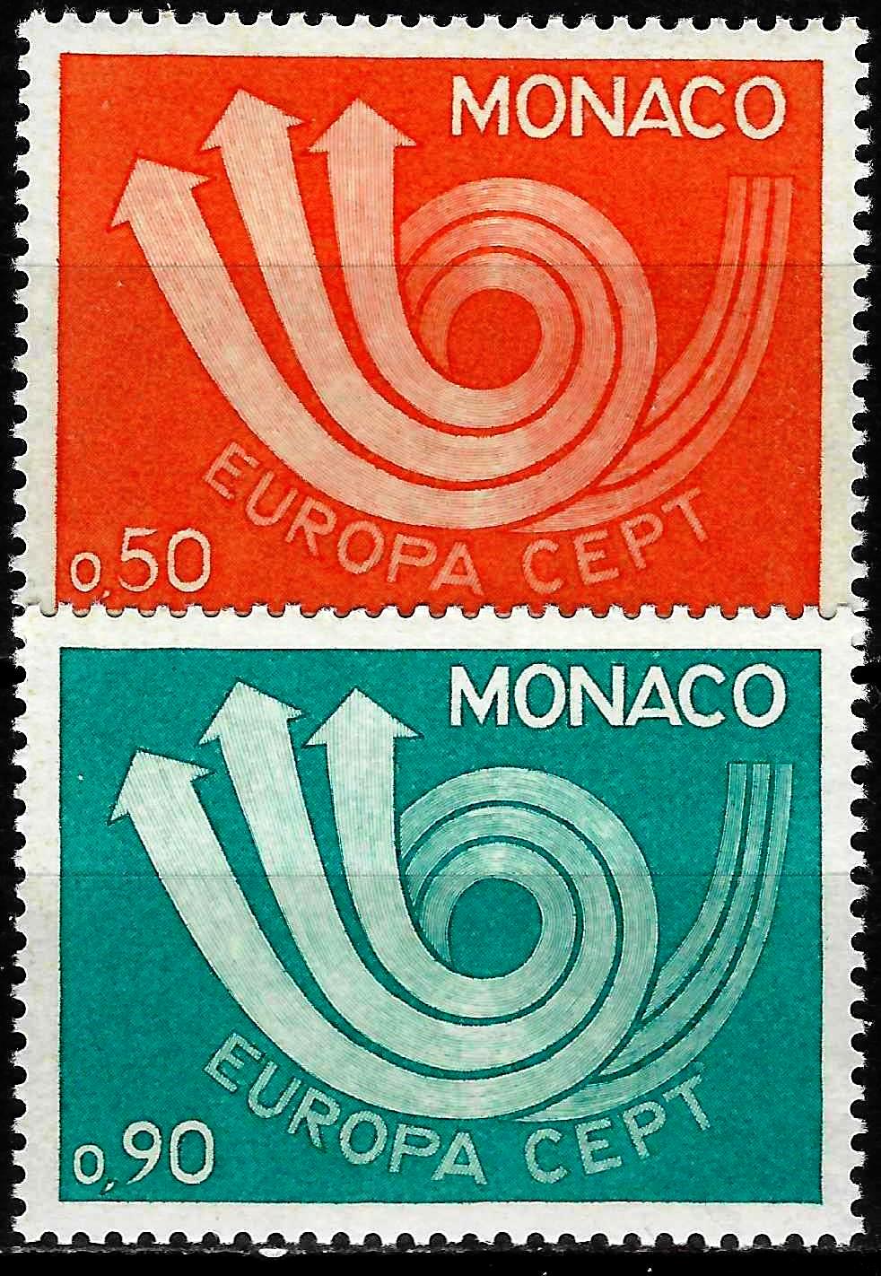 Pašto ženklai, Monakas, Europa