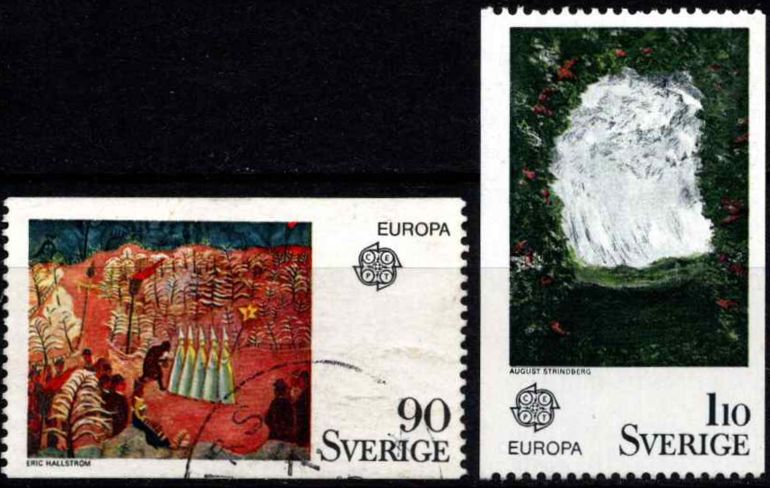 Švedija, pilna serija, MiNr 899-900 Used (O)/MNH**