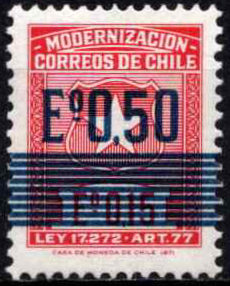 Čilė, MiNr 8 MNH**