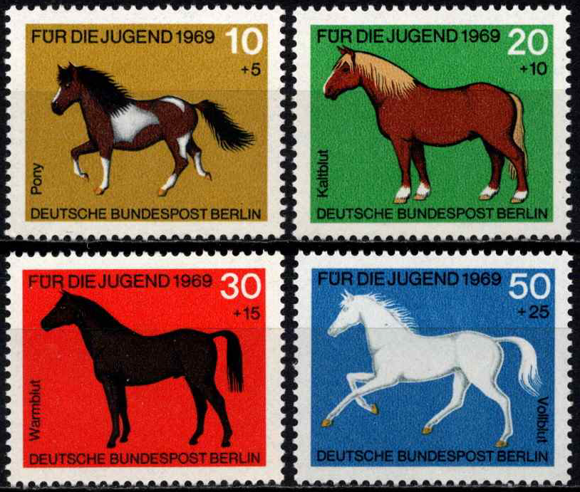 Vokietija, Vakarų Berlynas, pilna serija, MiNr 326-329 MNH**