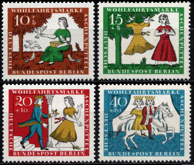 Vokietija, Vakarų Berlynas, pilna serija, MiNr 266-269 MNH**