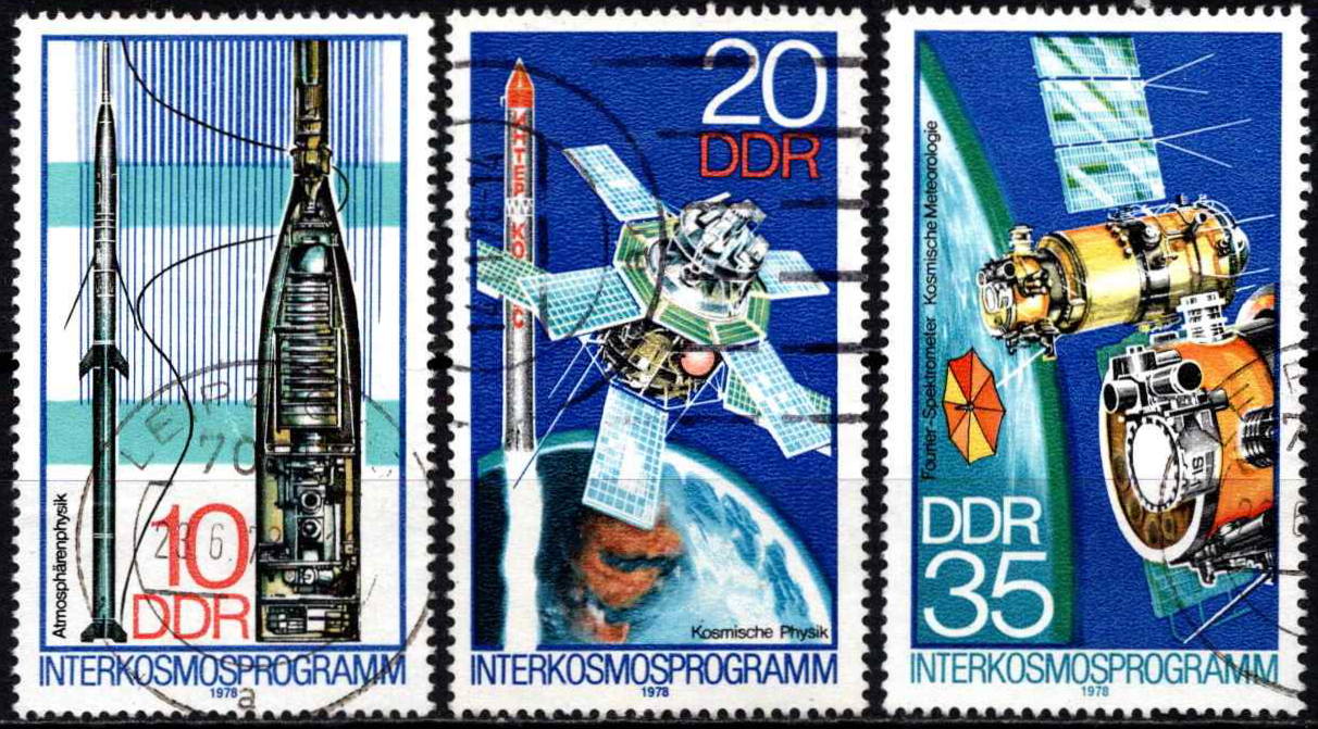 Vokietijos Demokratinė Respublika (VDR), pilna serija, MiNr 2310-2312 Used (O)