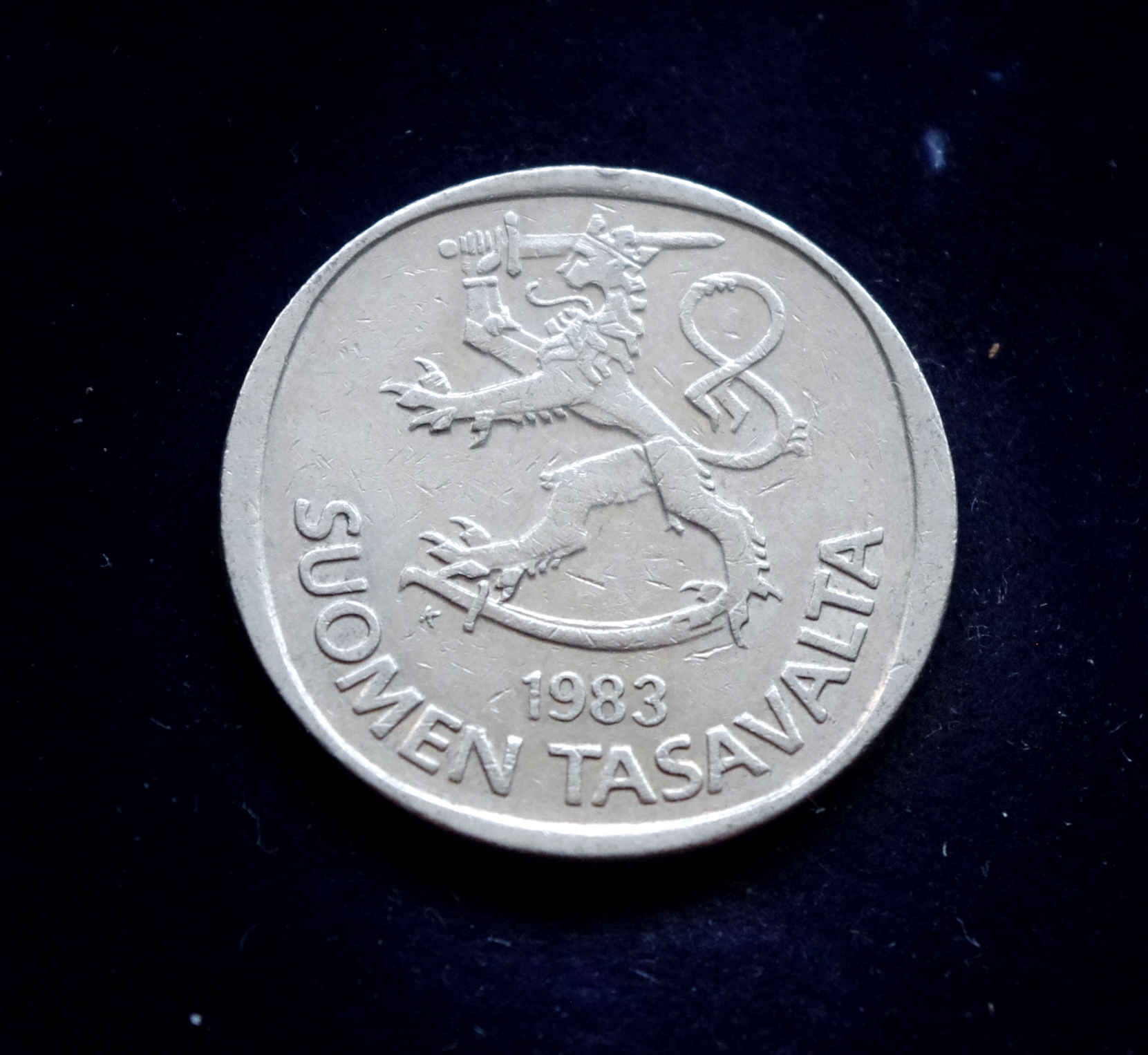 moneta, 1 markė, Suomija