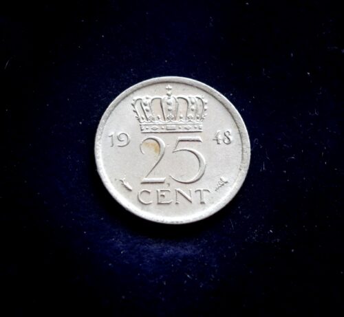 Moneta, 25 centai, Nyderlandai