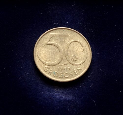 moneta, 50 grošenų, Austrija