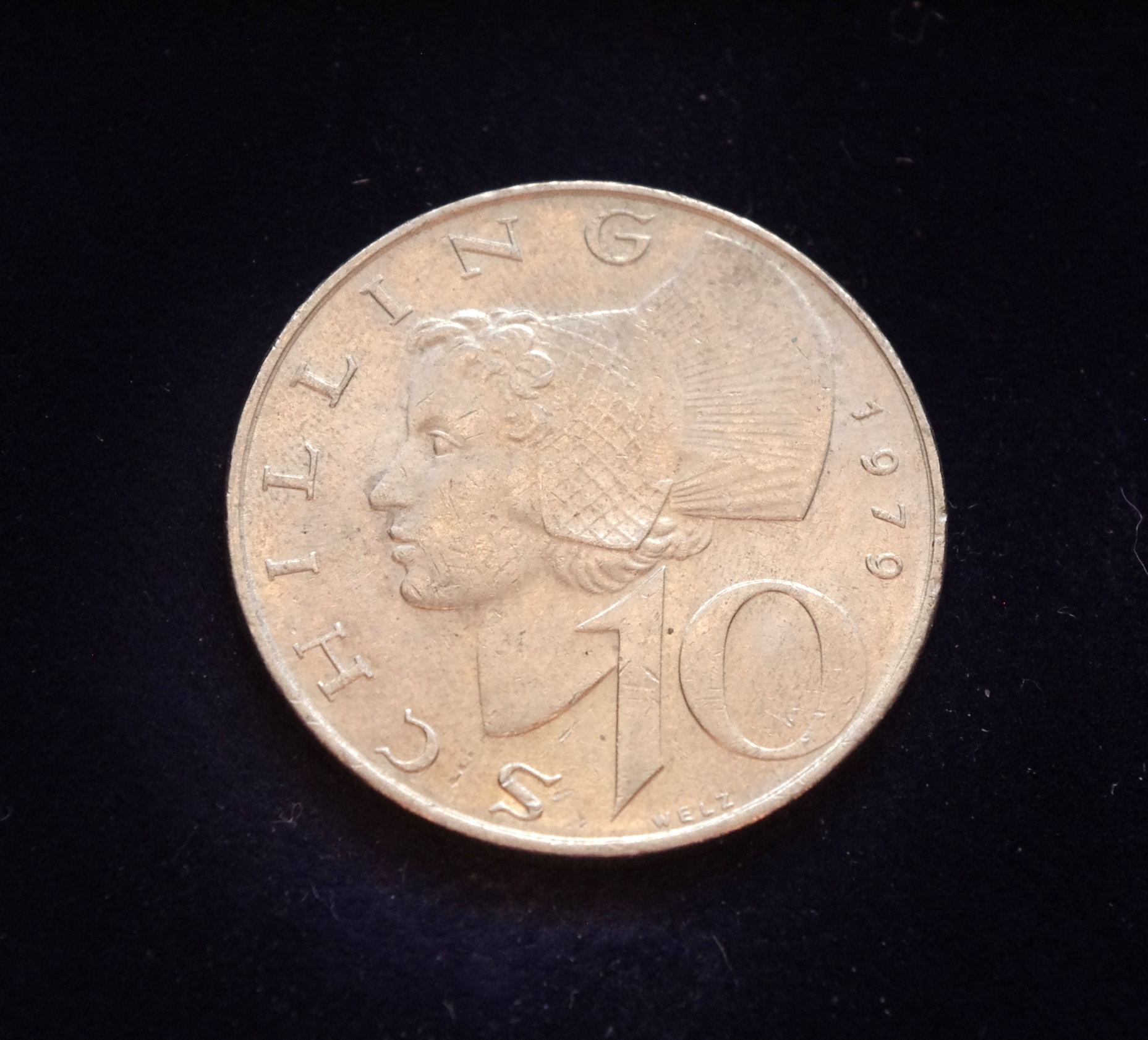 moneta, 10 šilingų, Austrija
