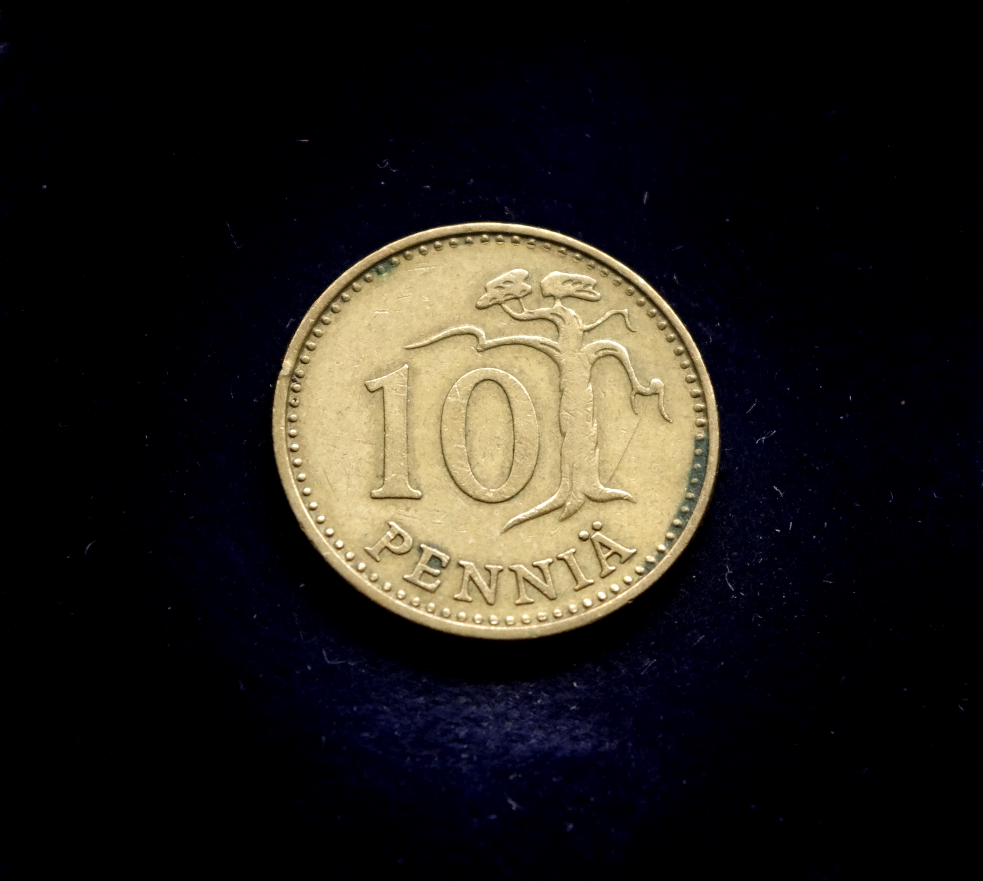 moneta, 10 pensų, Suomija