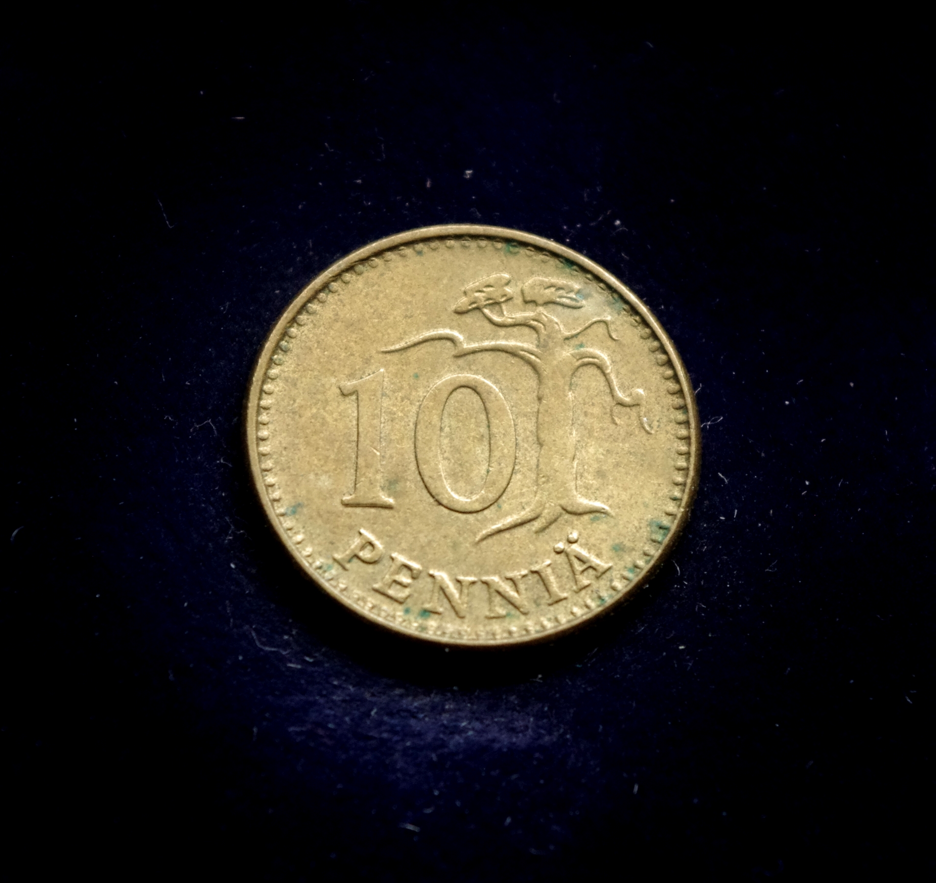 moneta, 10 pensų, Suomija