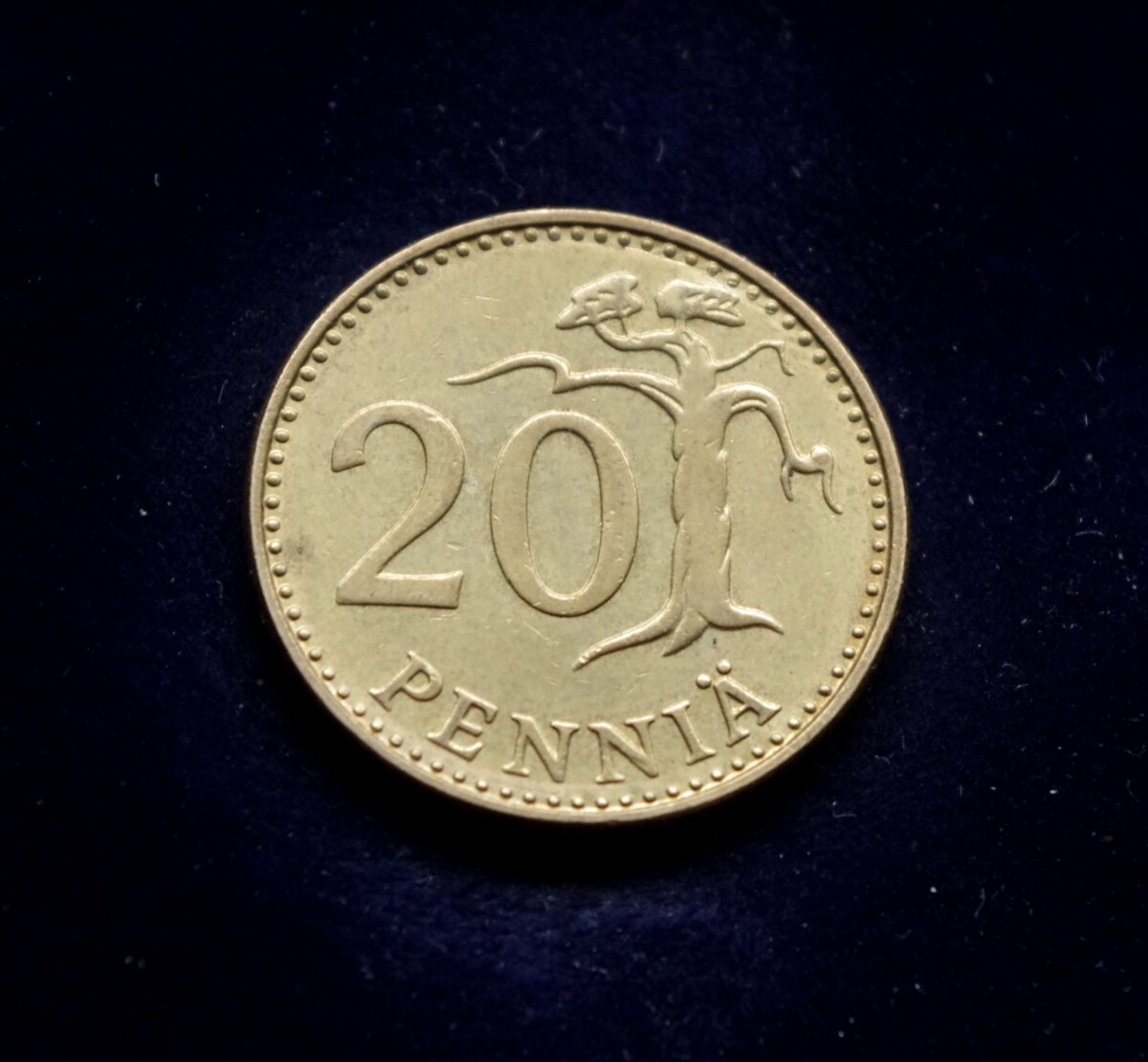 moneta, 20 pensų, Suomija