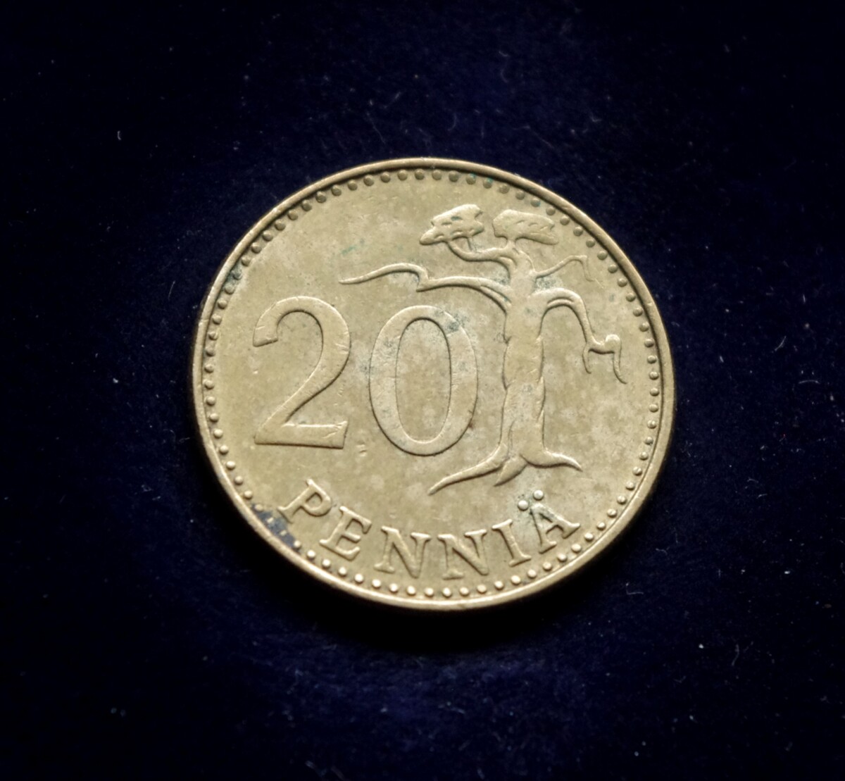 moneta, 20 pensų, Suomija