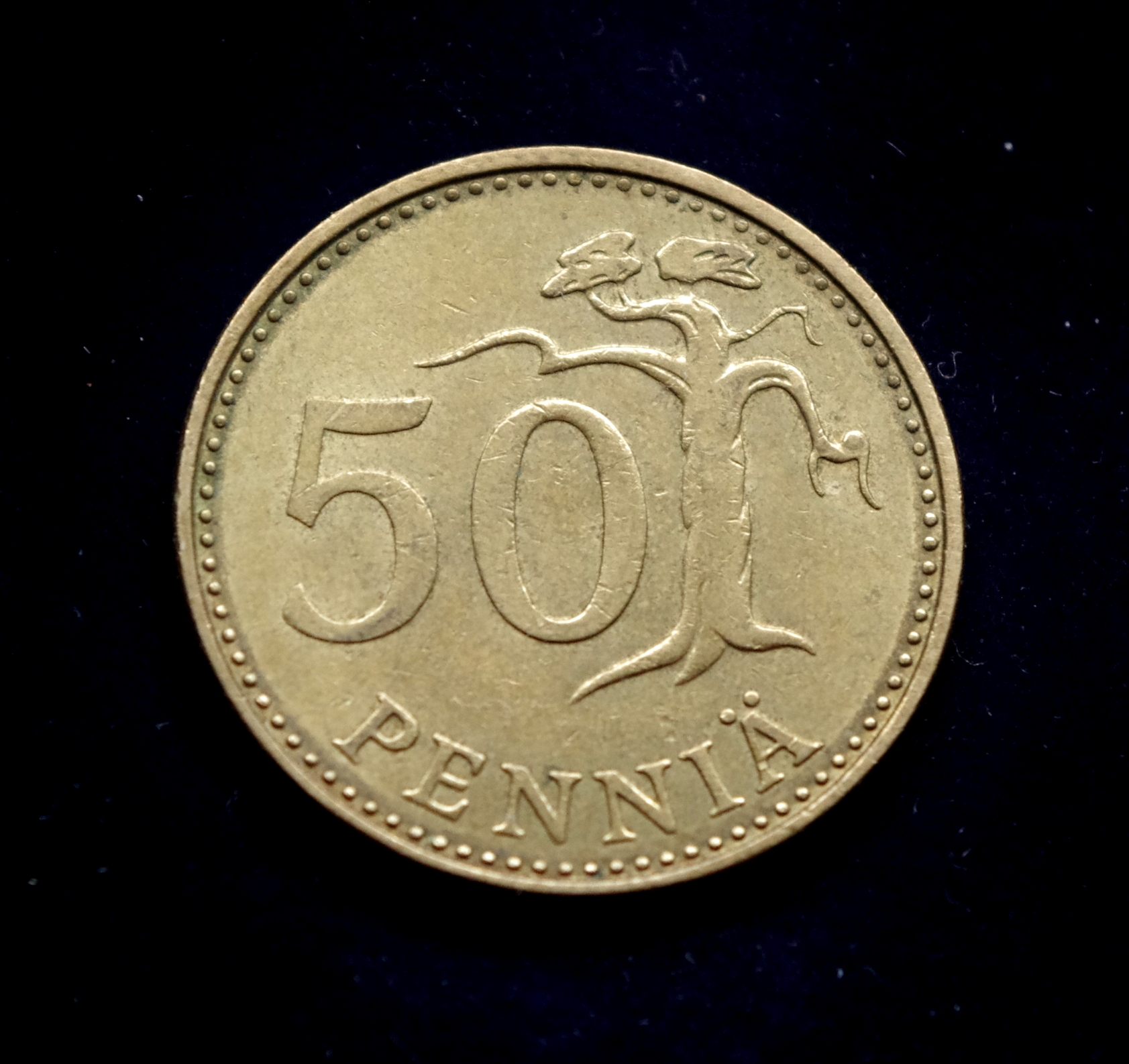 moneta, 50 pensų, Suomija