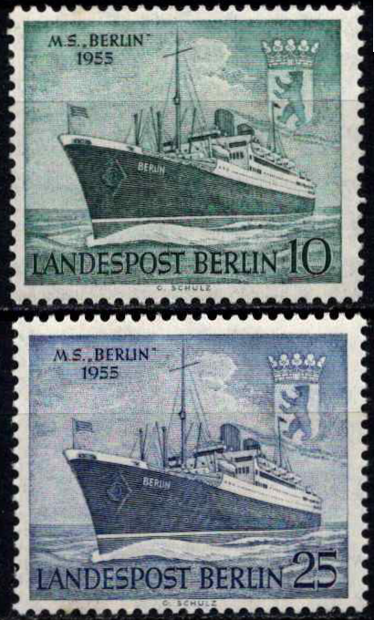 Vokietija, Vakarų Berlynas, pilna serija, MiNr 126-127 MNH**