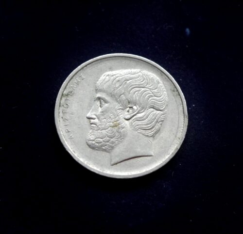 moneta, 5 drachmos, Graikija