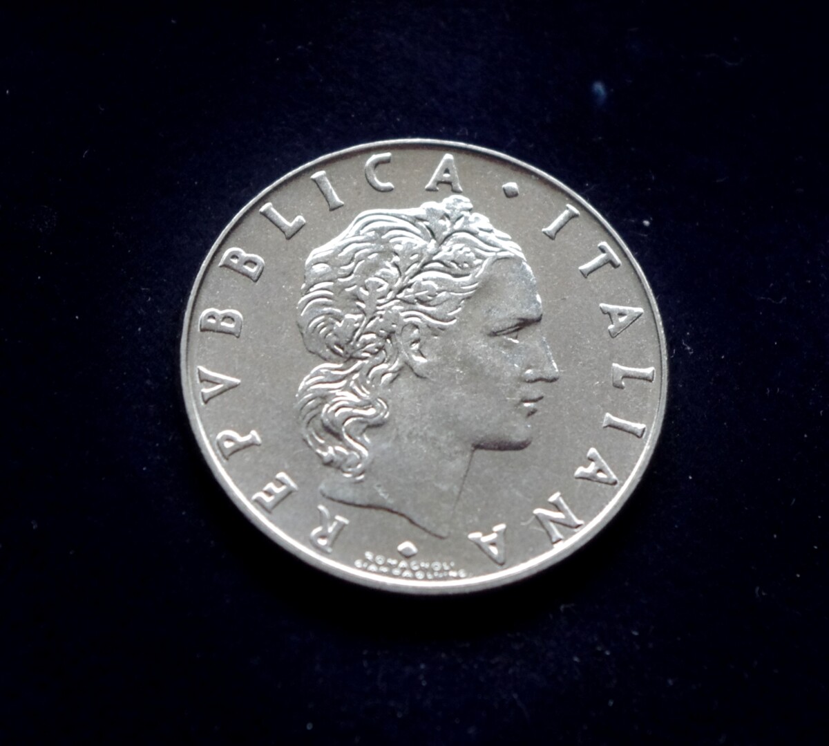 moneta, 50 lirų, Italija