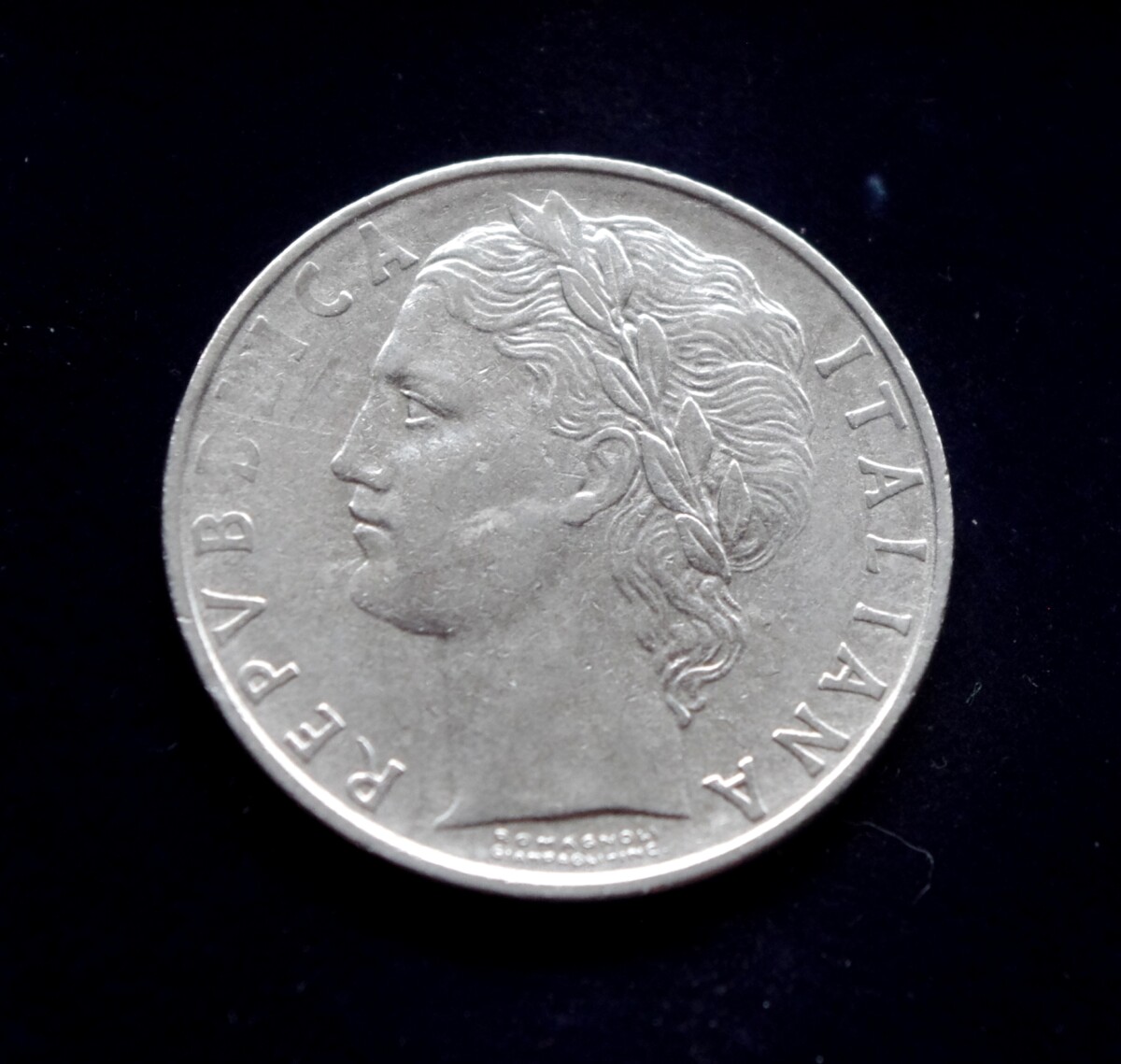 moneta, 100 lirų, Italija