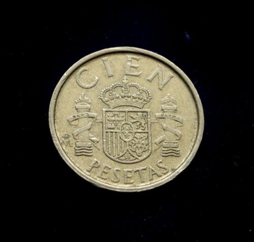moneta, 100 pesetų, Ispanija
