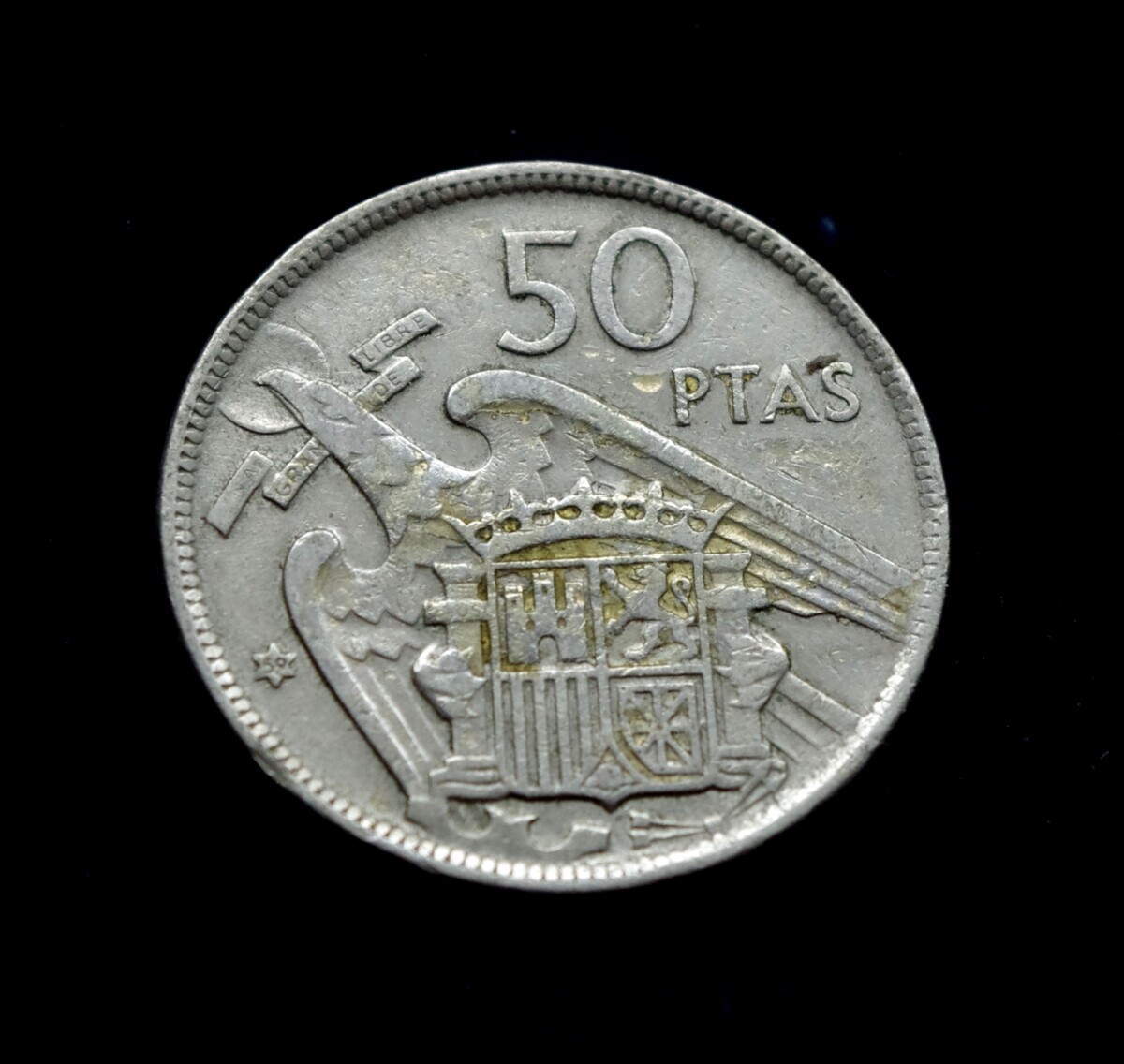 moneta, 50 pesetų, Ispanija