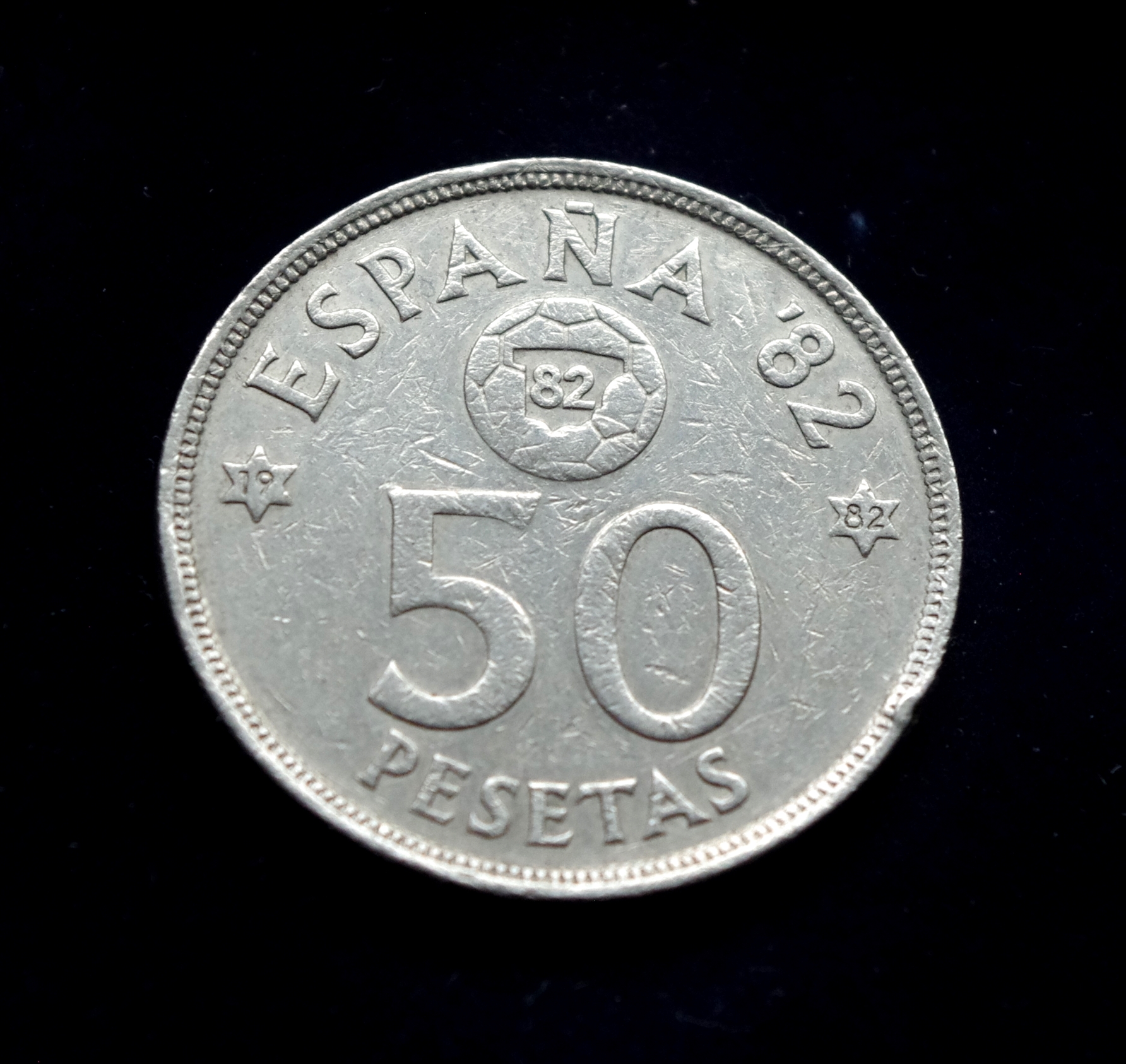 moneta, 50 pesetų, Ispanija