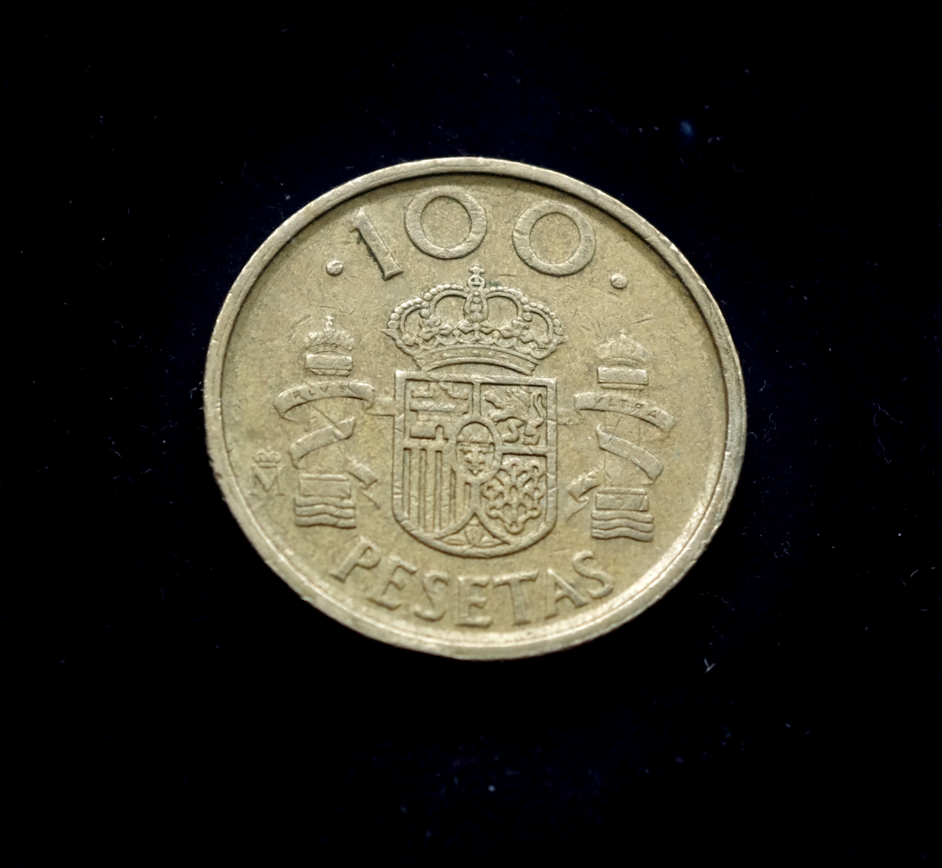 moneta, 100 pesetų, Ispanija