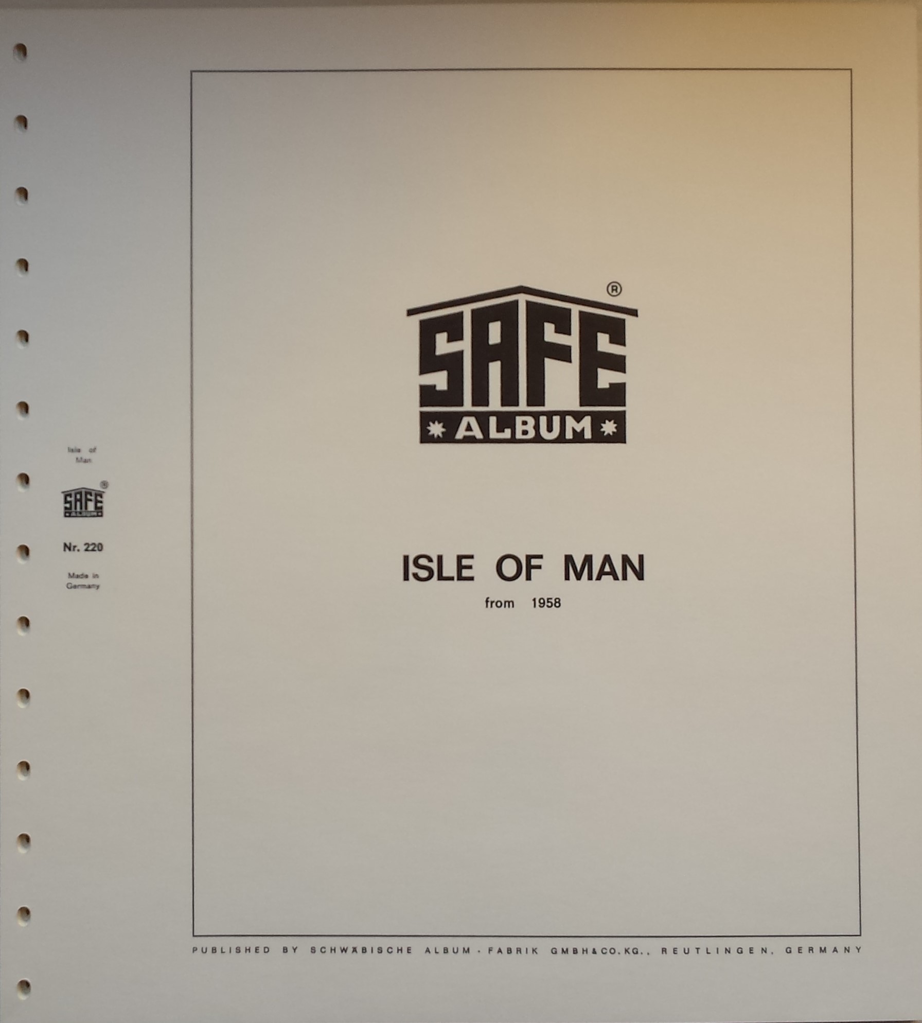 SAFE Iliustruoti albumo lapai Meno salos 1958-1982 m. pašto ženklams