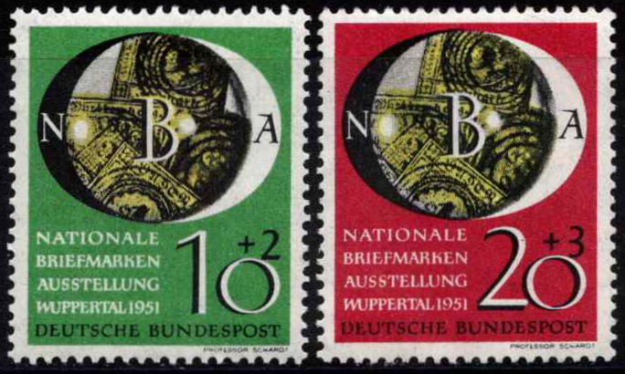Vokietija, pilna serija, MiNr 141-142 MNH**/MLH*