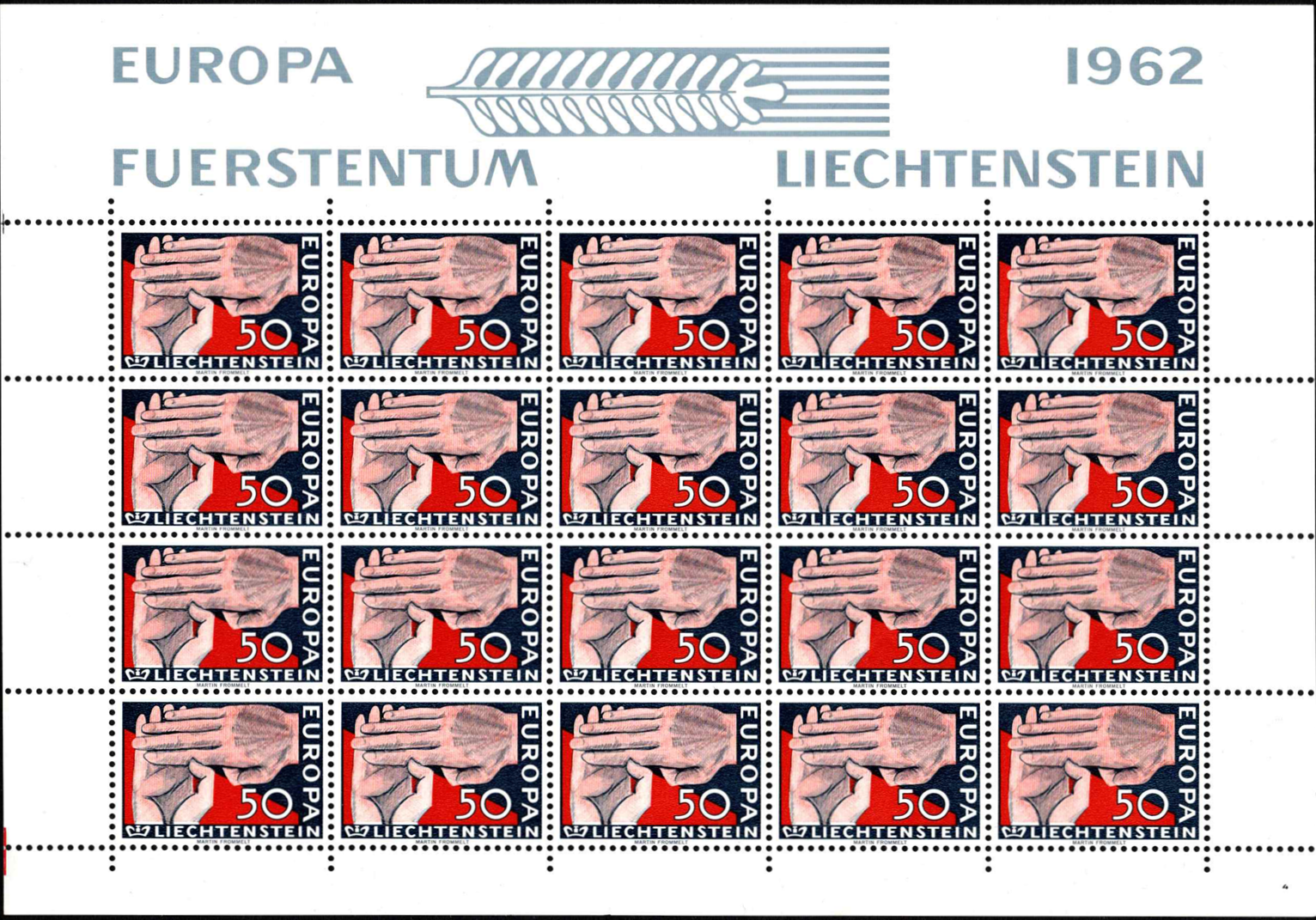 Lichtenšteinas, MiNr 418 MNH**