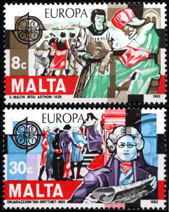 Malta, pilna serija, MiNr 661-662 MNH**