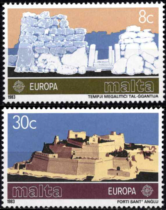 Malta, pilna serija, MiNr 680-681 MNH**