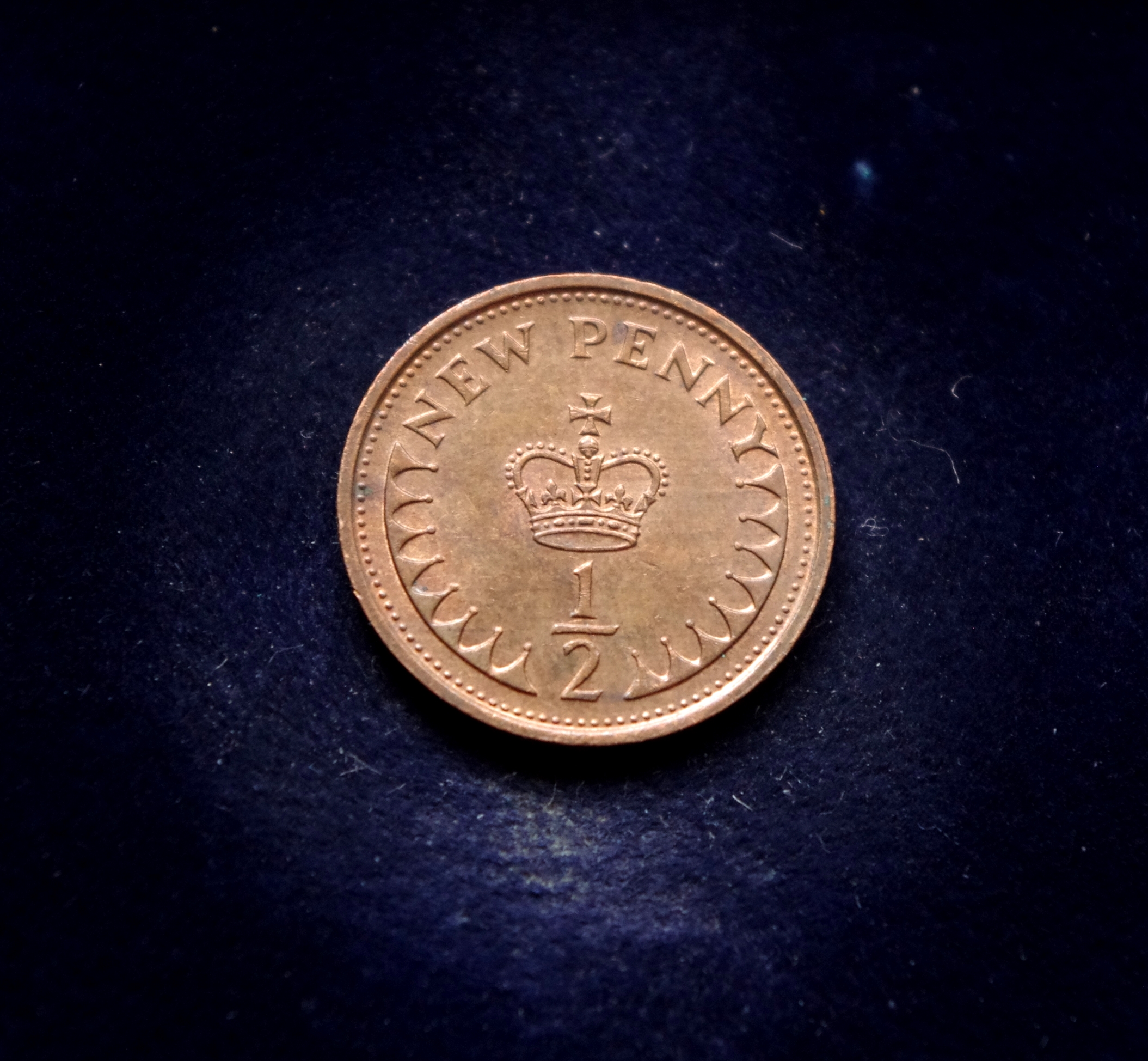 moneta, 1/2 penso, Jungtinė Karalystė