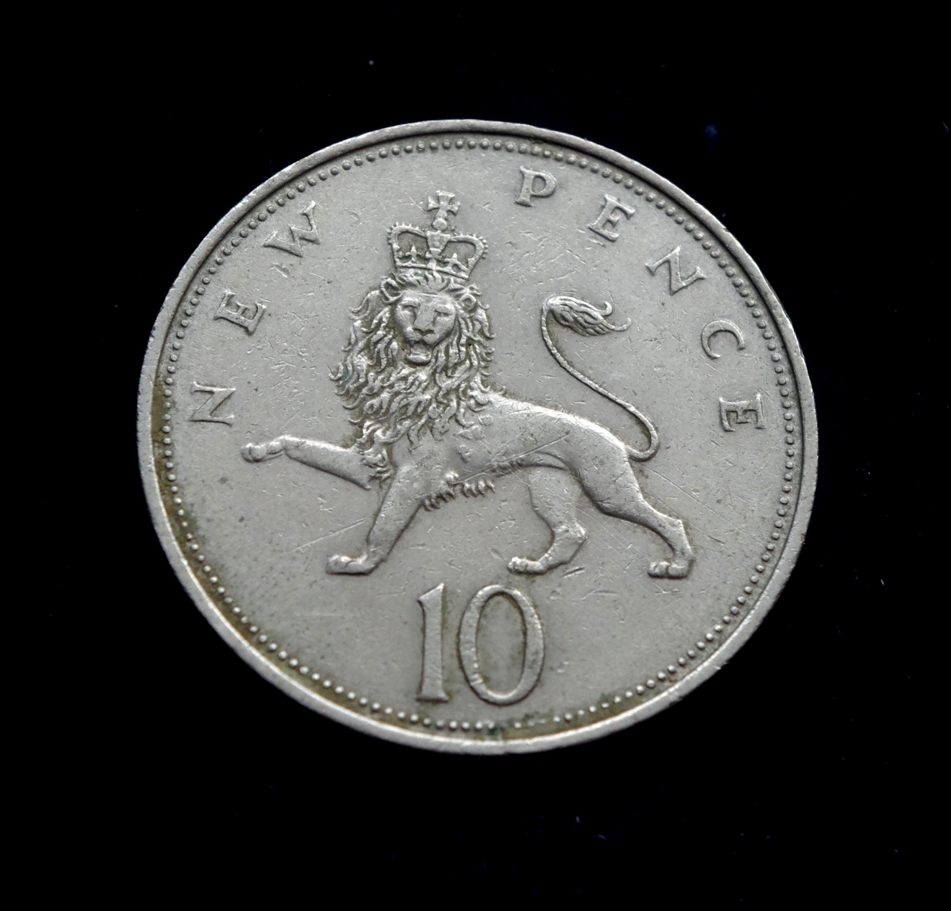 moneta, 10 naujųjų pensų, Jungtinė Karalystė