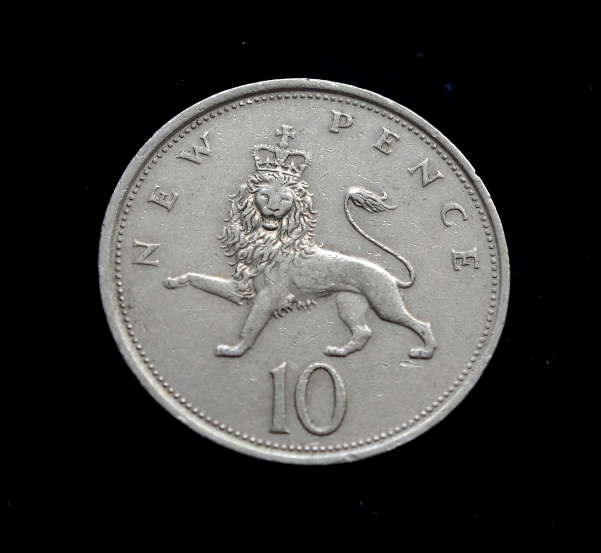 moneta, 10 naujųjų pensų, Jungtinė Karalystė