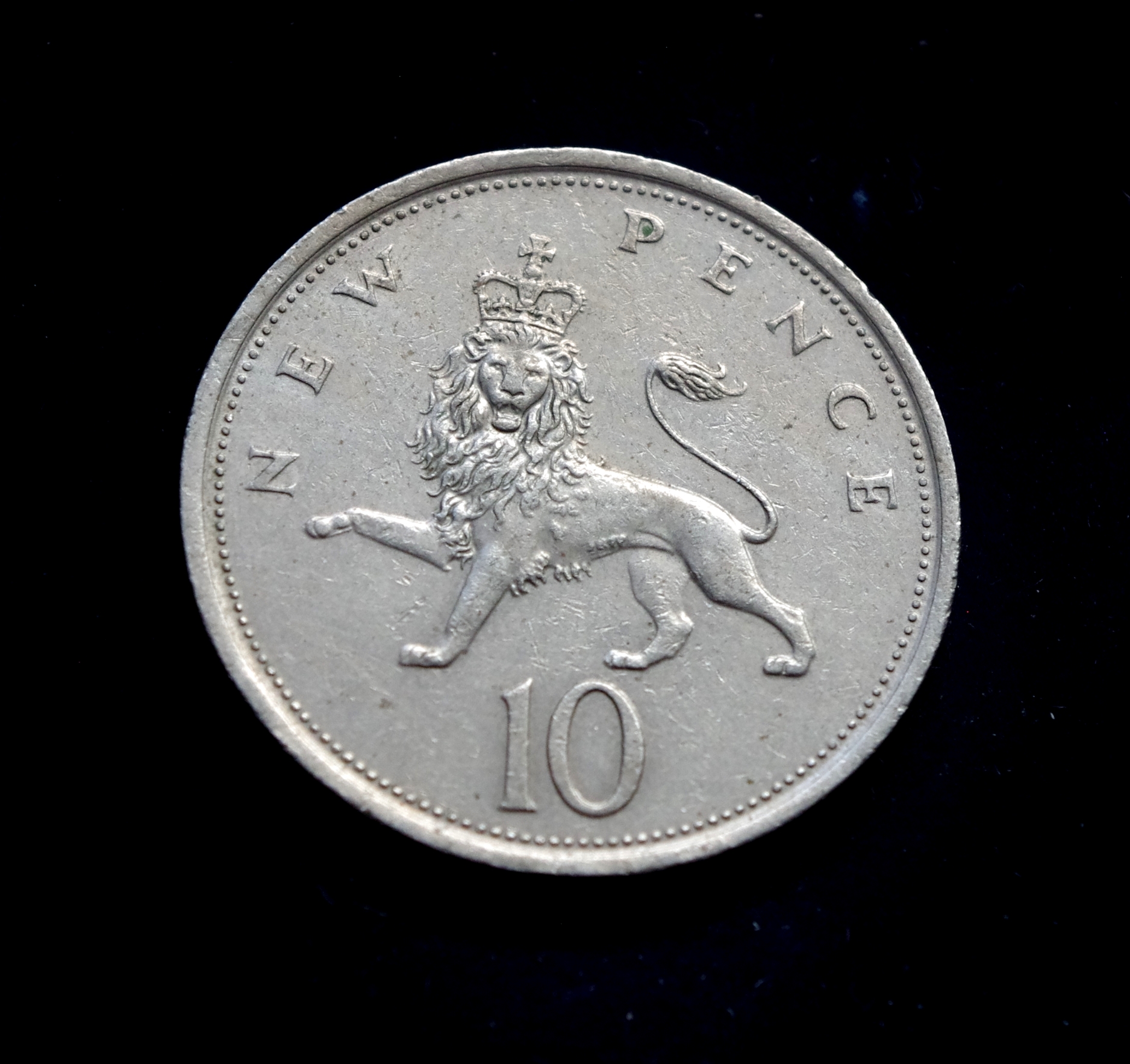 moneta, 10 naujųjų pensų, Jungtinė Karalystė