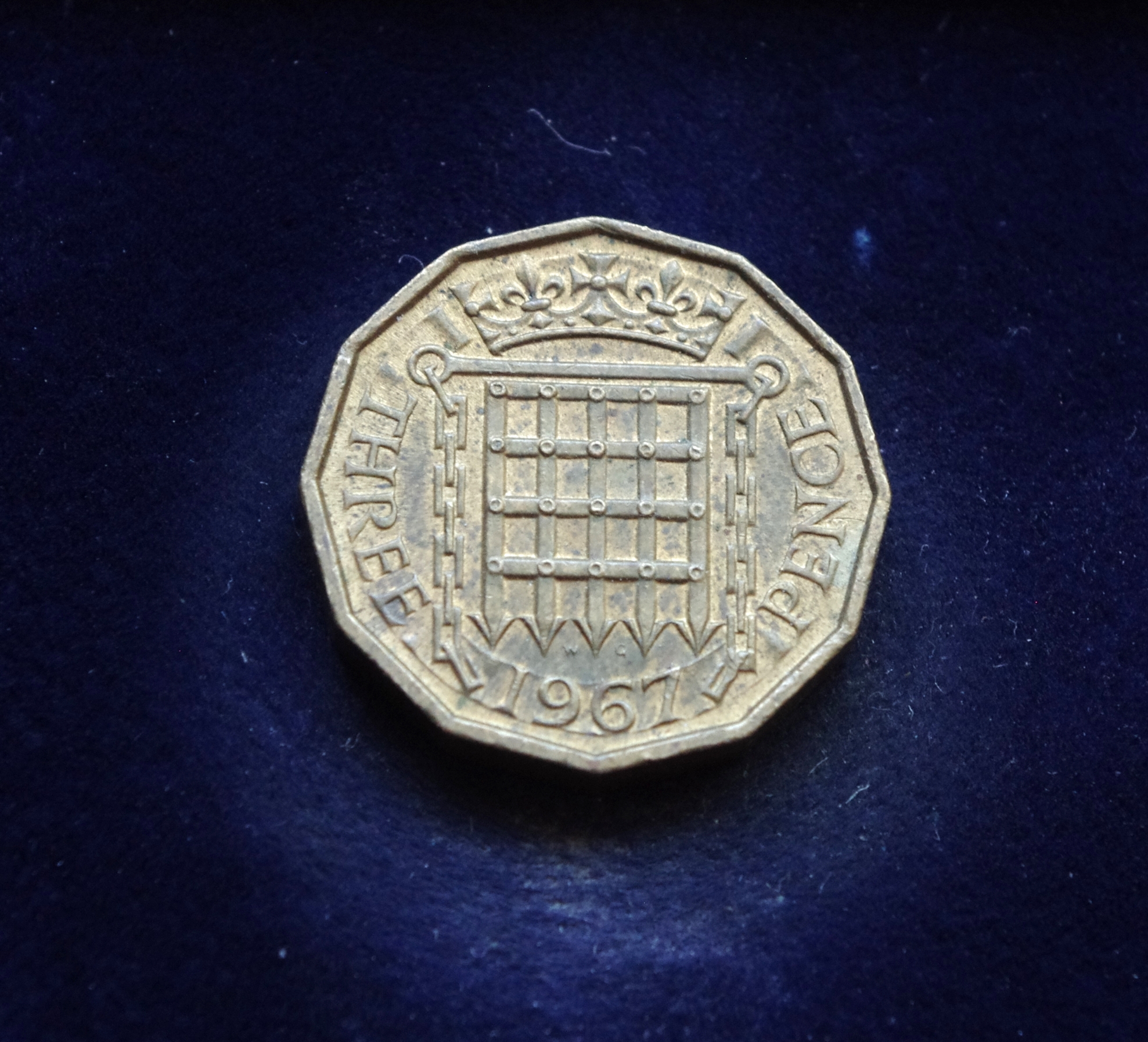 moneta, 3 pensai, Jungtinė Karalystė