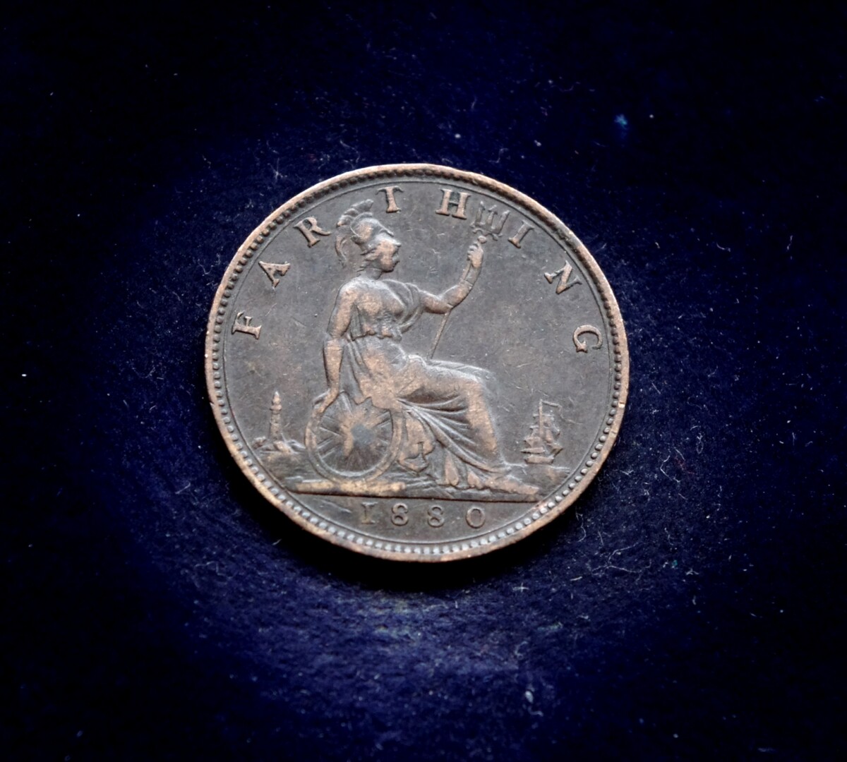 moneta, 1 fartingas, Jungtinė Karalystė
