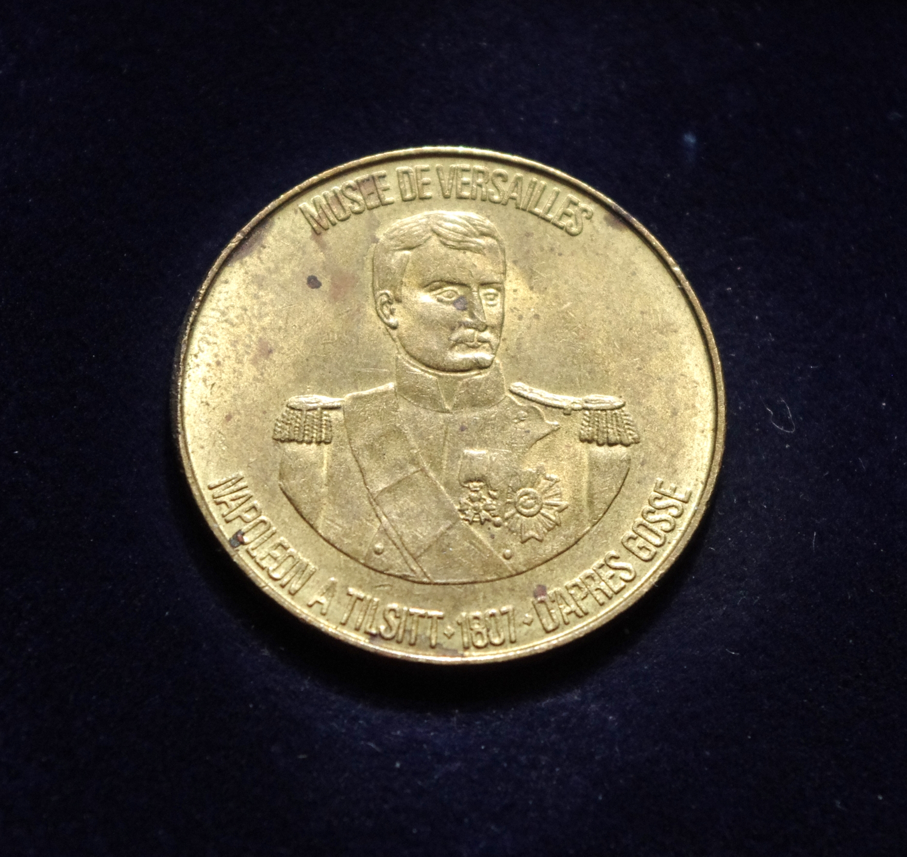 Versalio muziejaus žetonas, Napoleonas Tilžėje