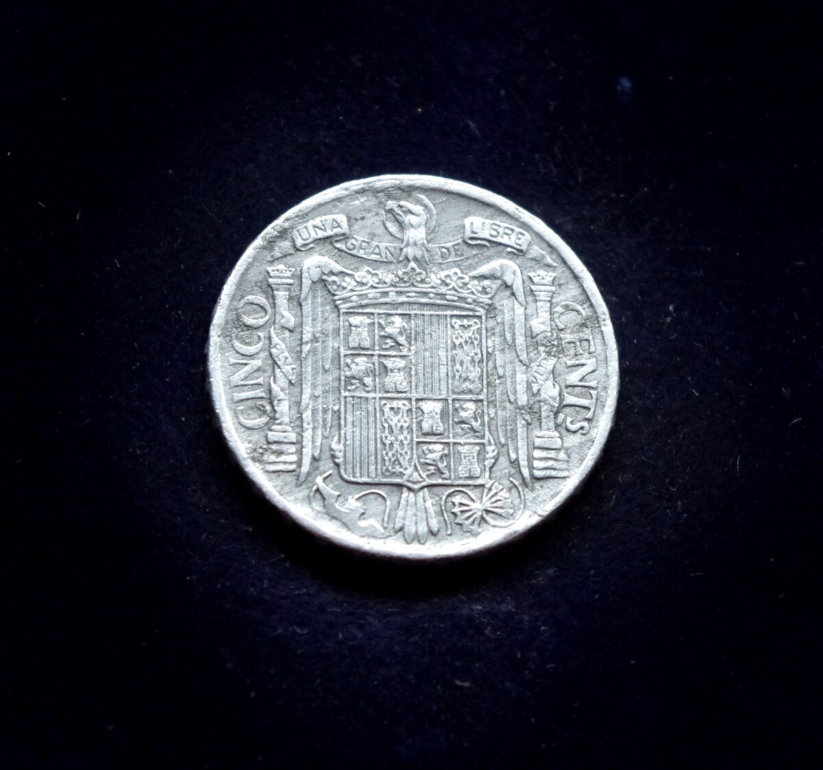 moneta, 5 sentavai, Ispanija