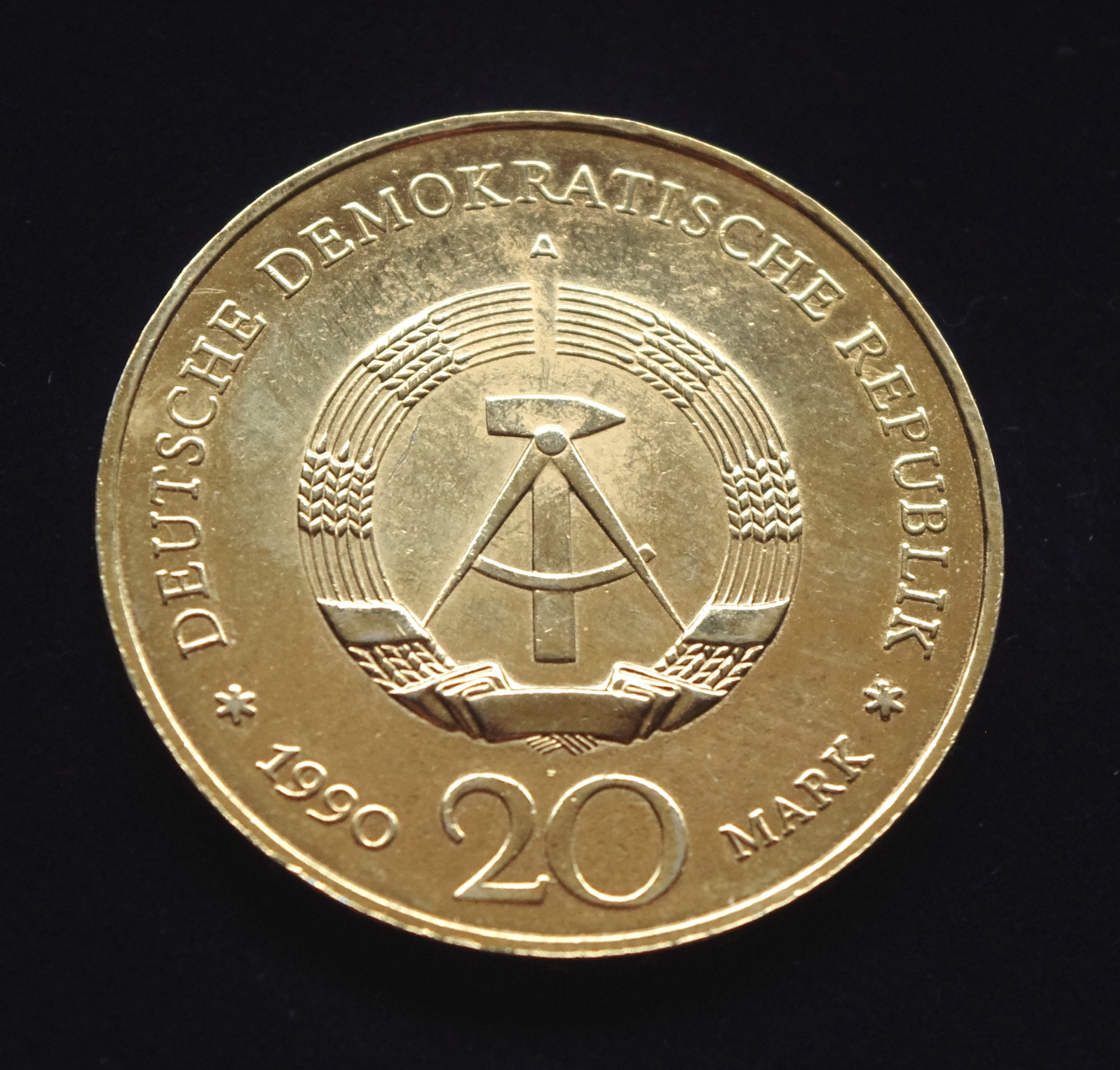 moneta, 20 markių, VDR