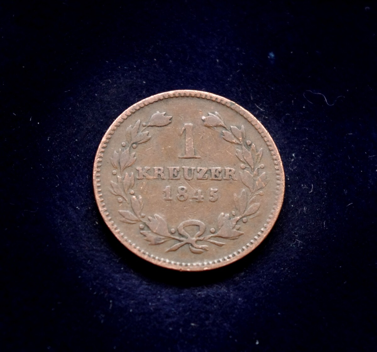 moneta, 1 kreiceris, Badenas