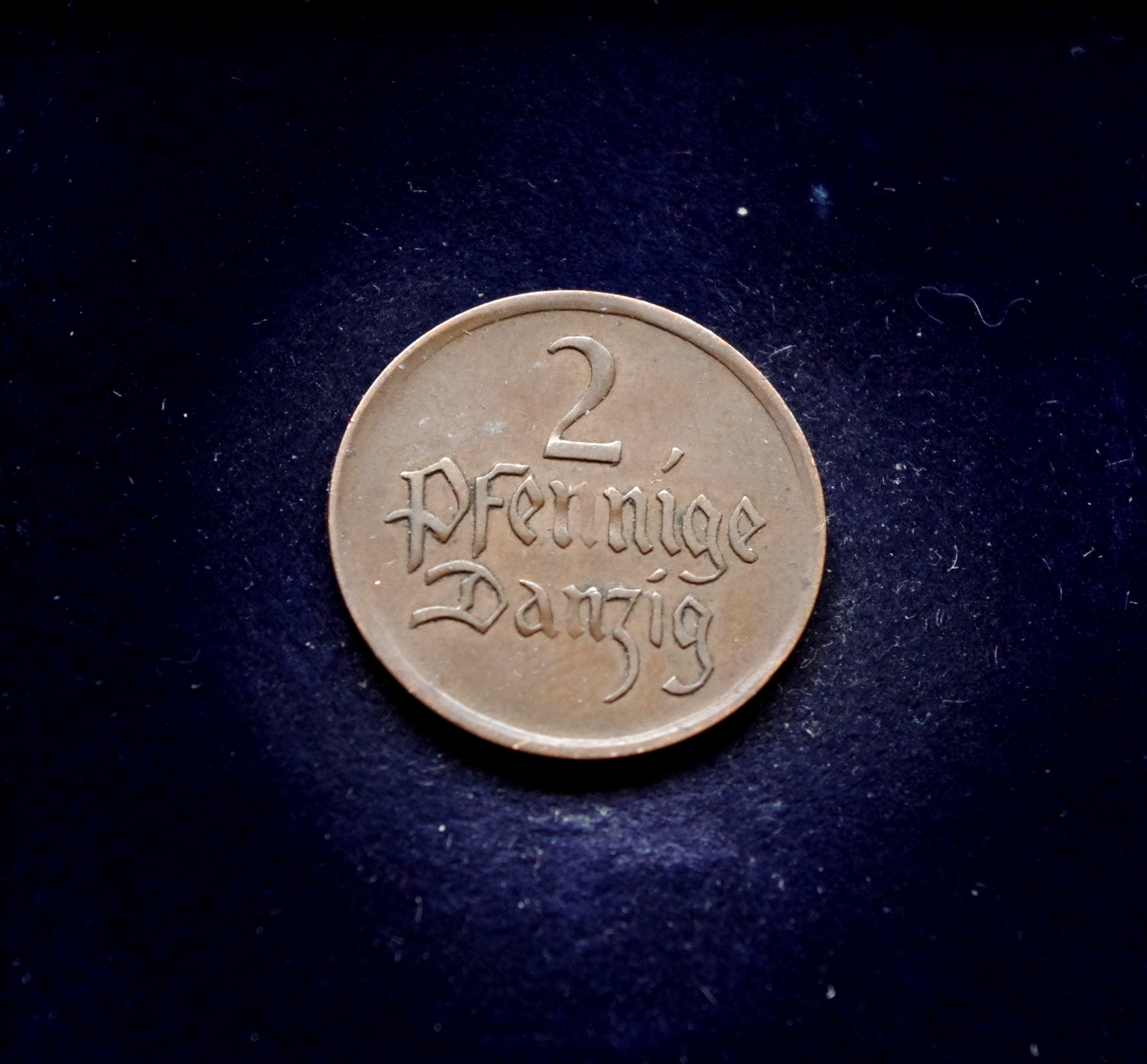 moneta, 2 pfenigai, Dancigas