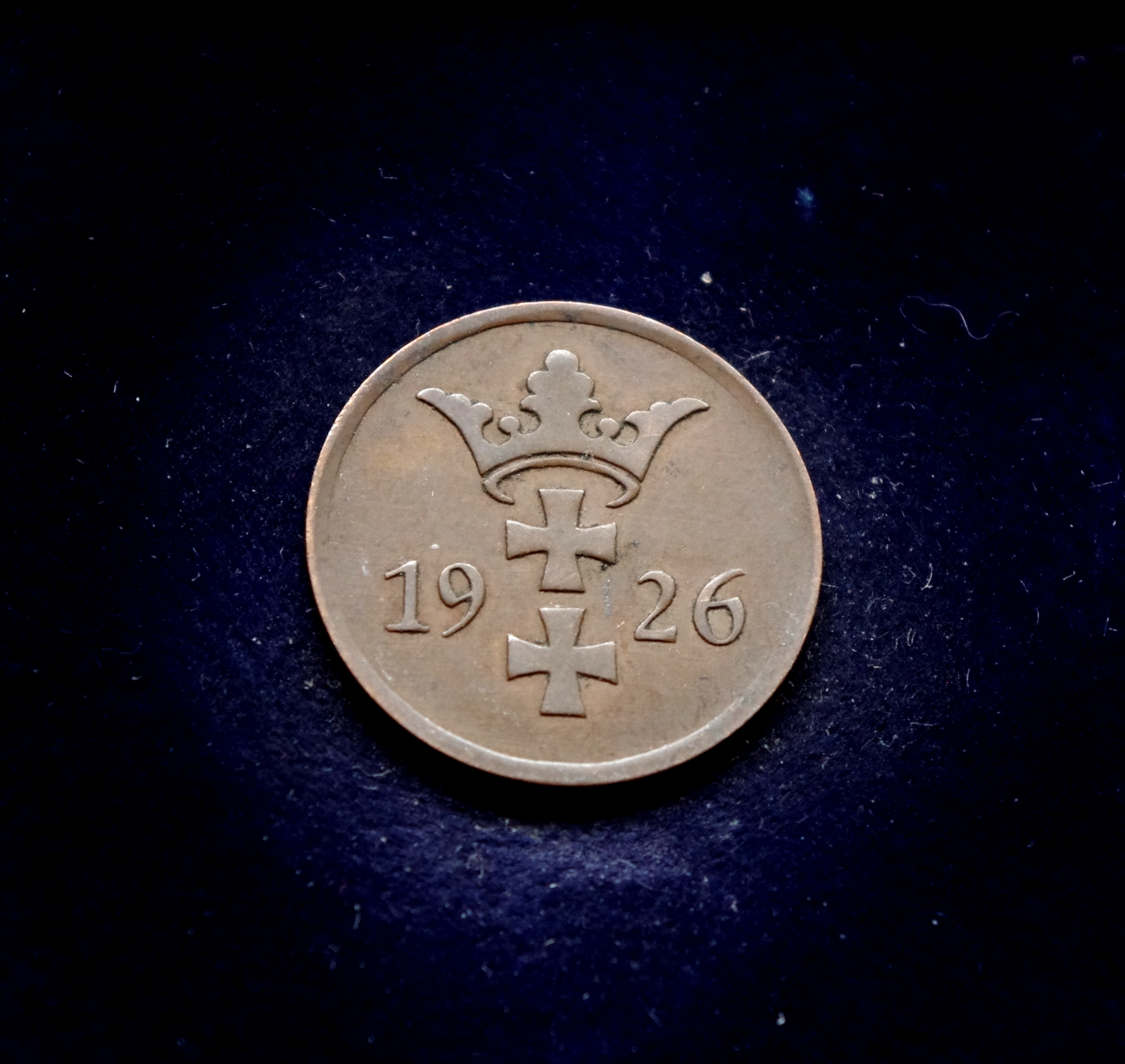 moneta, 2 pfenigai, Dancigas