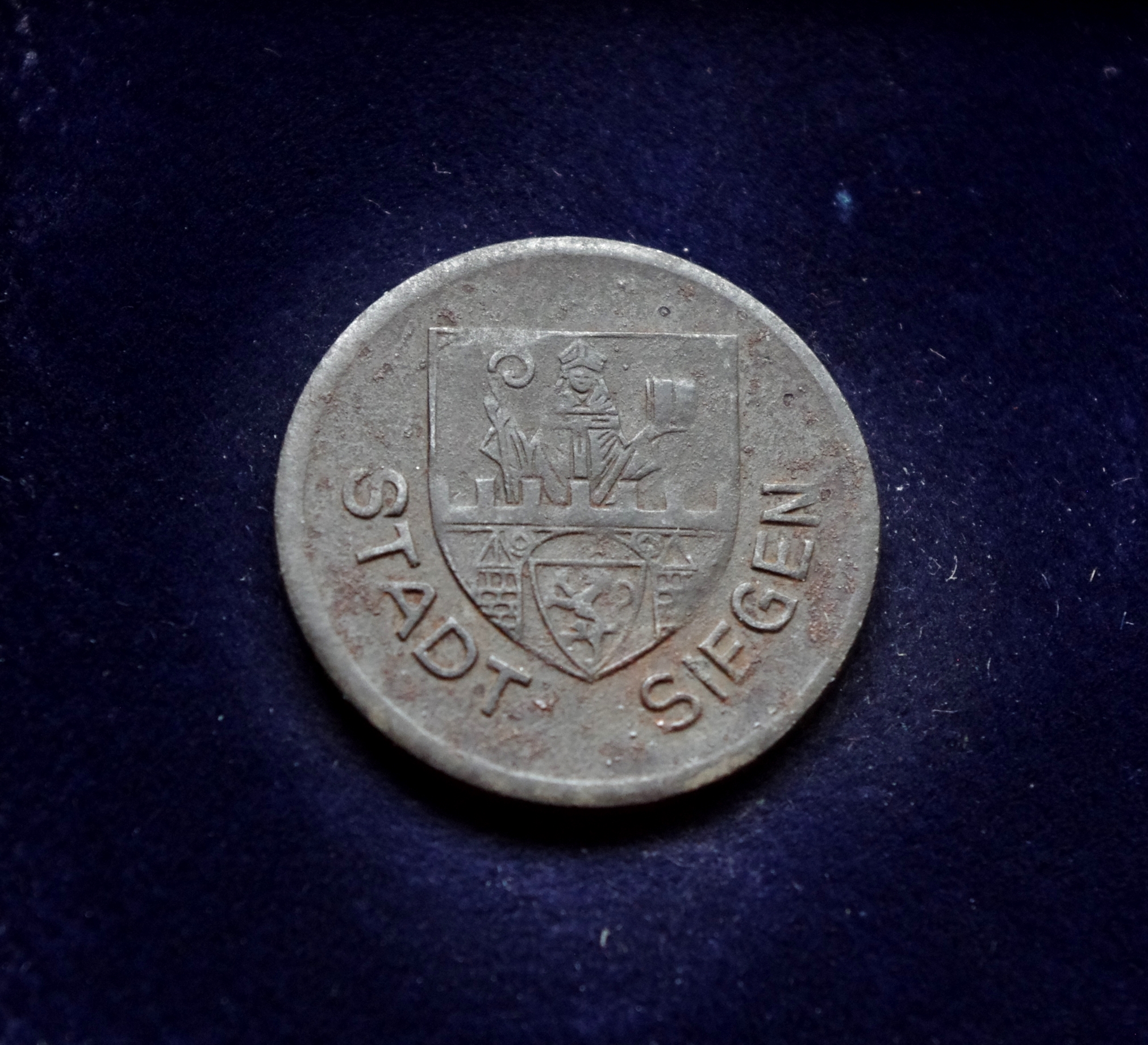 moneta, notgeldas, 50 pfenigų, Siegen