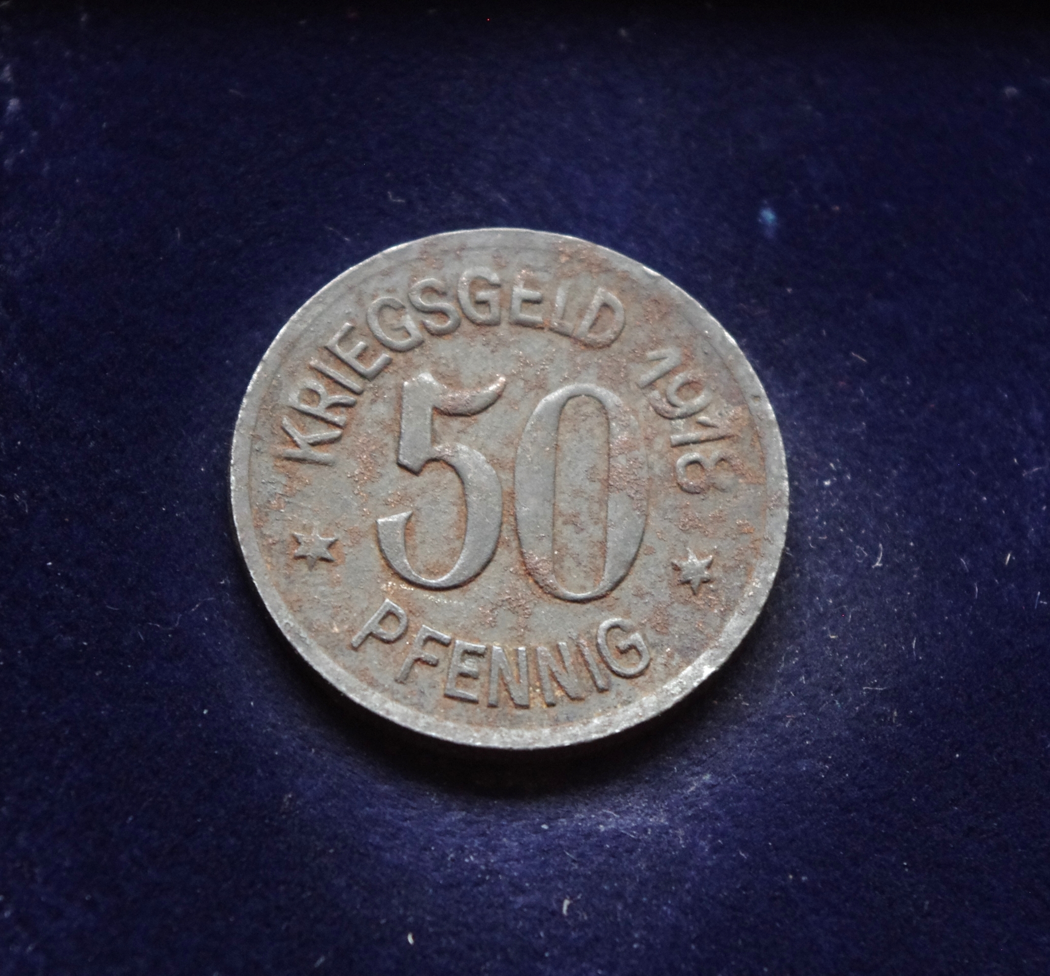 moneta, notgeldas, 50 pfenigų, Siegen