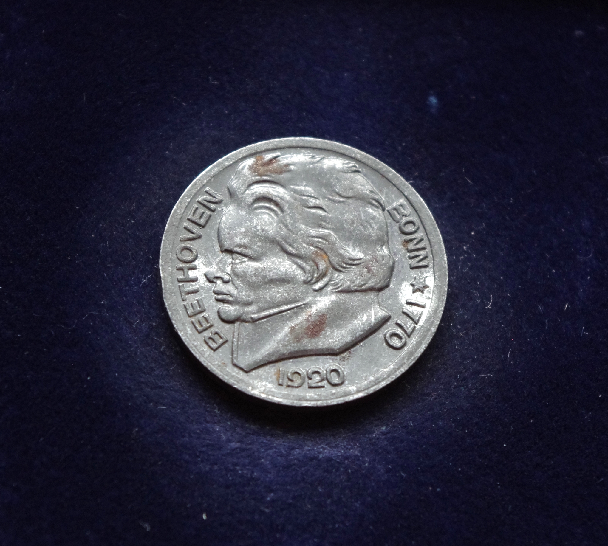 moneta, notgeldas, 50 pfenigų, Bonn