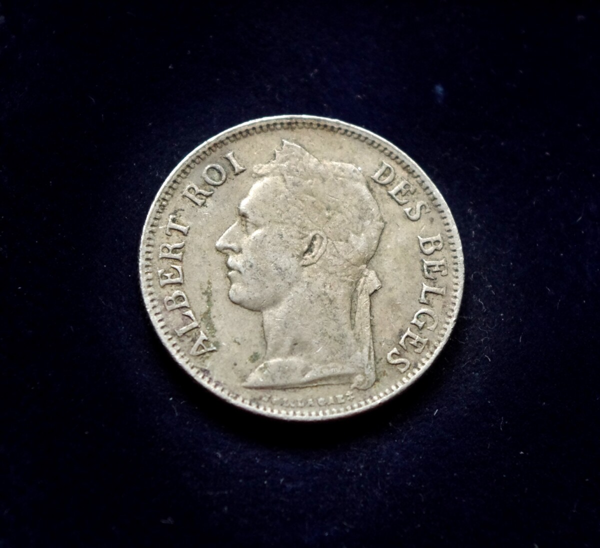 moneta, 50 santimų, Belgijos Kongas