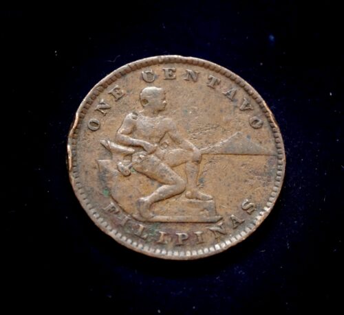 moneta, 1 senatvas. Filipinai