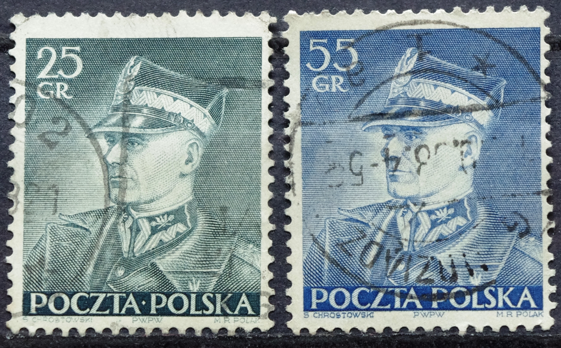 pašto ženklas, Lenkija, maršalas E. Rydz-Smilgly