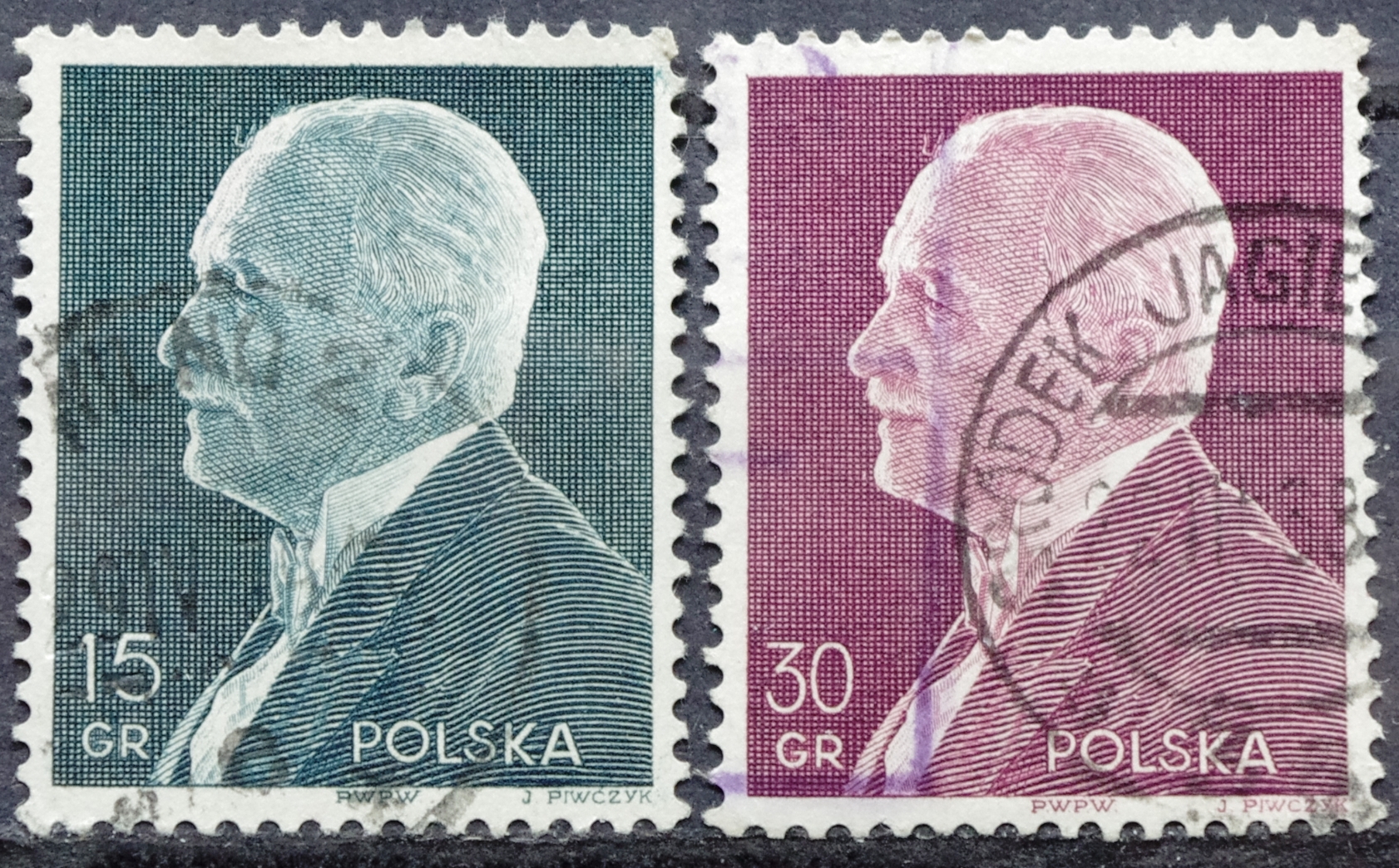 pašto ženklas, Lenkija, prezidentas Ignacy Moscicki